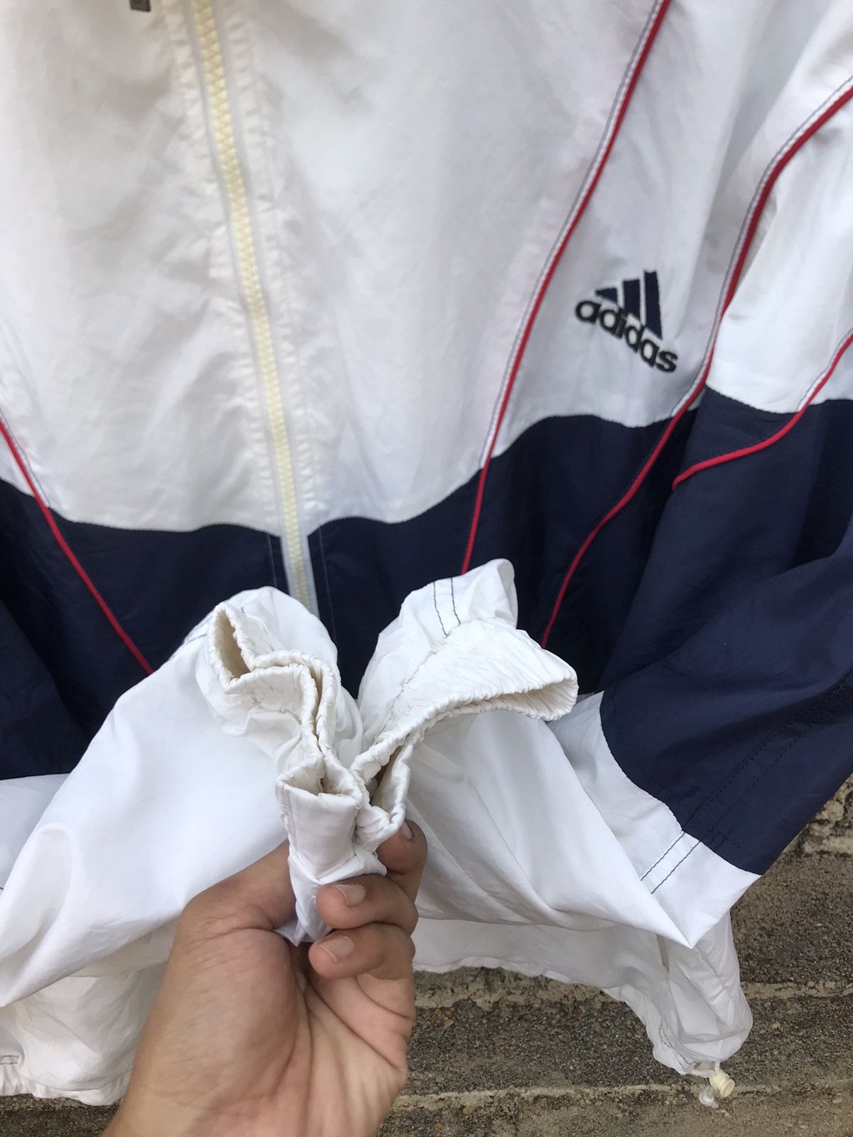 Adidas ⚡️Vintage 90s Adidas Descente Pullover Windbreaker Size US L / EU 52-54 / 3 - 5 Thumbnail