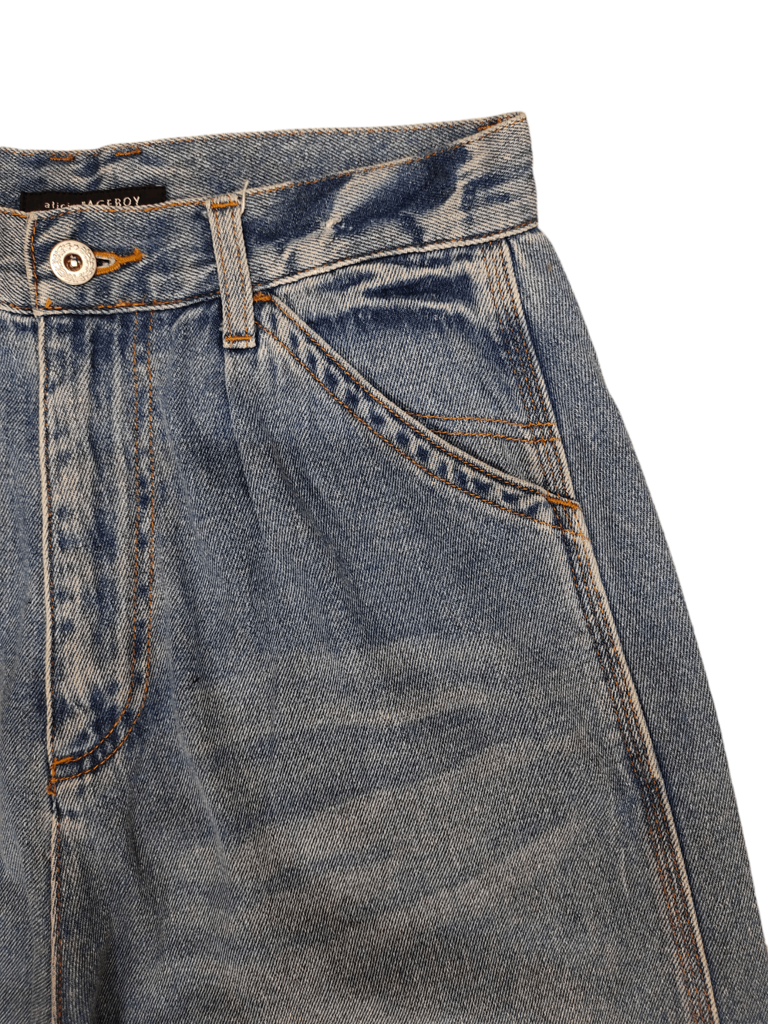 If Six Was Nine Baggy Jeans Pageboy Japan Carpenter Denim Wide Leg Y2k Size US 28 / EU 44 - 4 Thumbnail