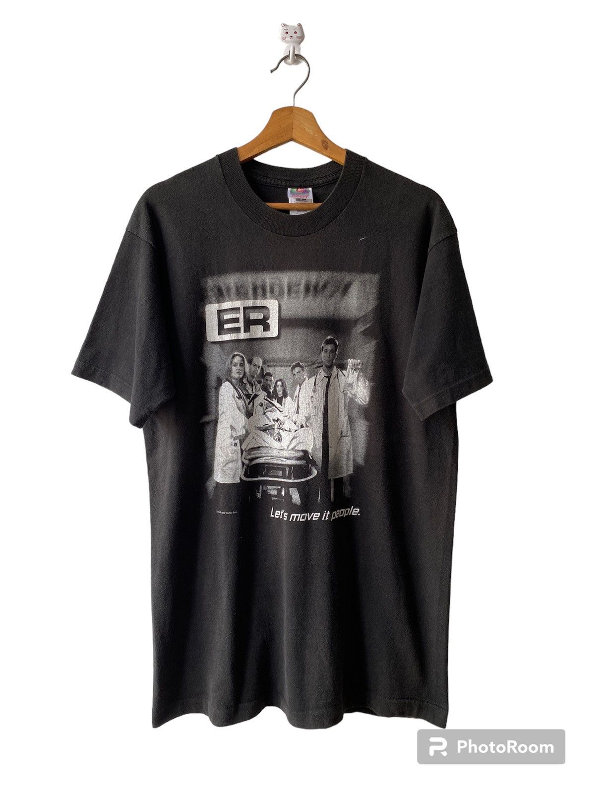 Vintage × Warner Bros 1990s - E.R Movie Let’s Move It People T Shirt Size US L / EU 52-54 / 3 - 1 Thumbnail