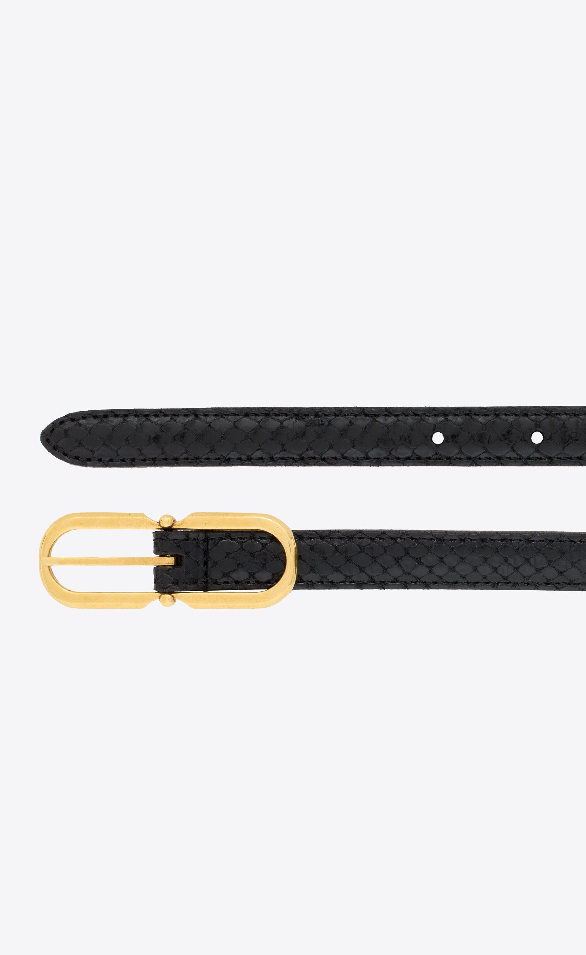 o1s1wg111224 Size: 110 / Allongee Buckle Thin Belt In Viper