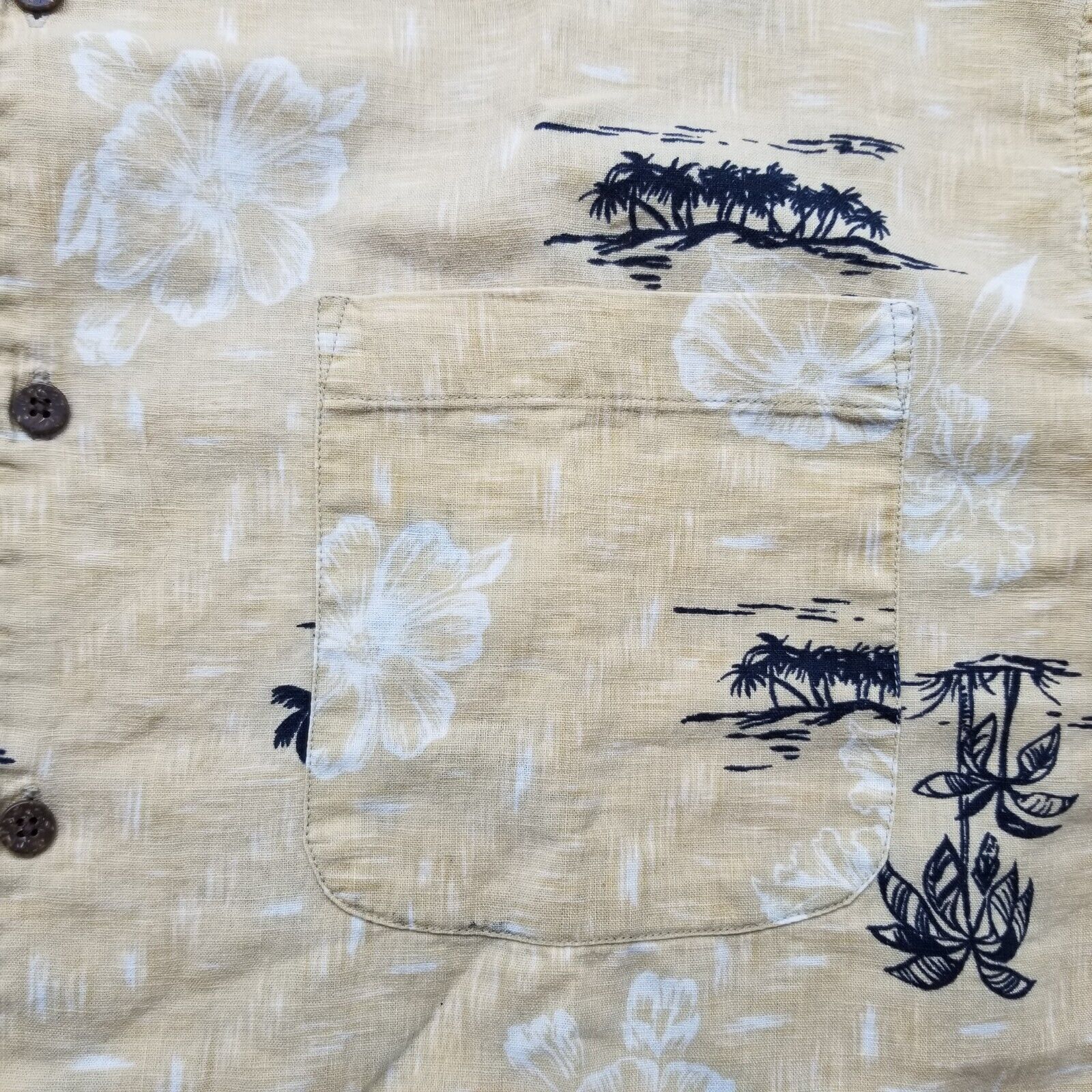 High Sierra High Sierra Shirt Mens Large Hawaiian Floral Button Up Size US L / EU 52-54 / 3 - 2 Thumbnail