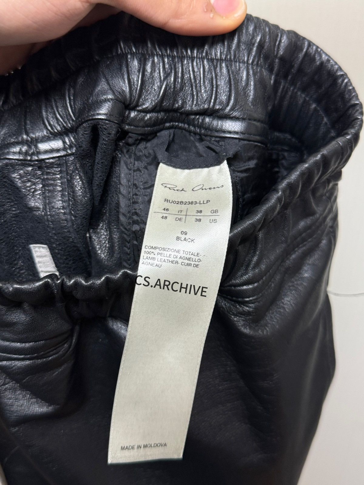 Rick Owens Rick owens leather pants Size US 30 / EU 46 - 5 Thumbnail