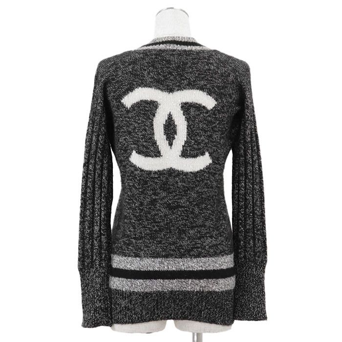 Chanel Chanel Chanel COCO Mark Cashmere Sweater Textile Tops P08166 DUTY FREE for USA Size ONE SIZE - 1 Thumbnail