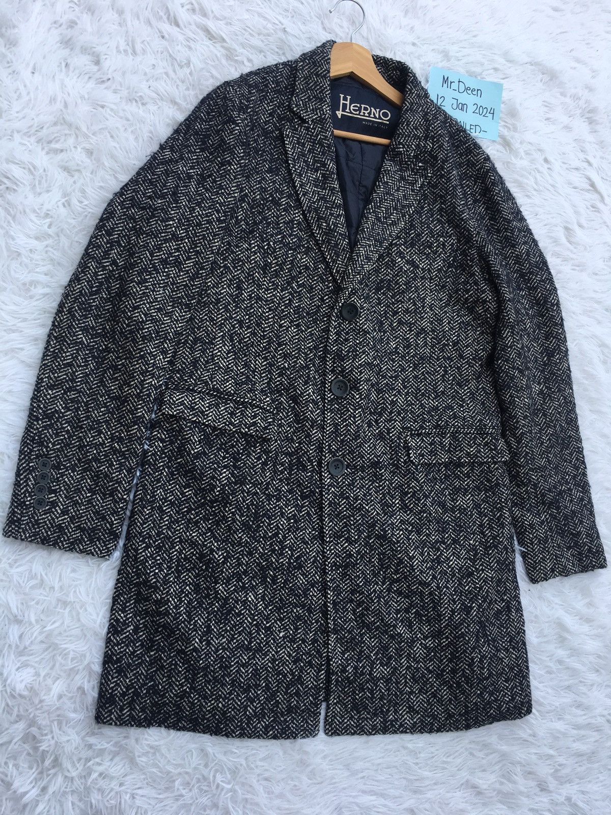 Herno Rare Vintage Herno Wool Blazer Size L / US 10 / IT 46 - 2 Thumbnail