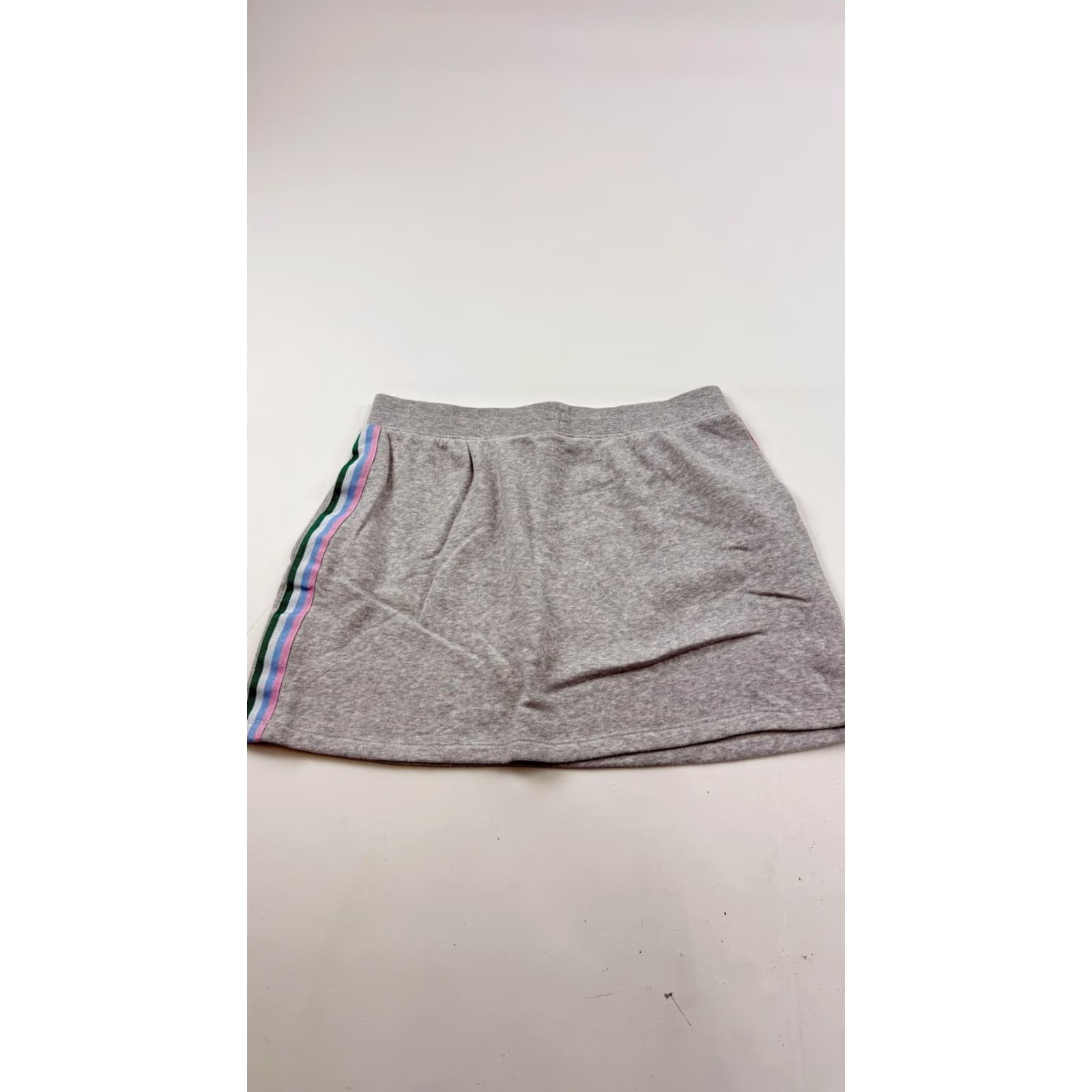 Vintage Hello Kitty Skirt Girls L Gray Rainbow Stripe Drawstring Lounge Sanrio Size 36" / US 14 / IT 50 - 5 Thumbnail