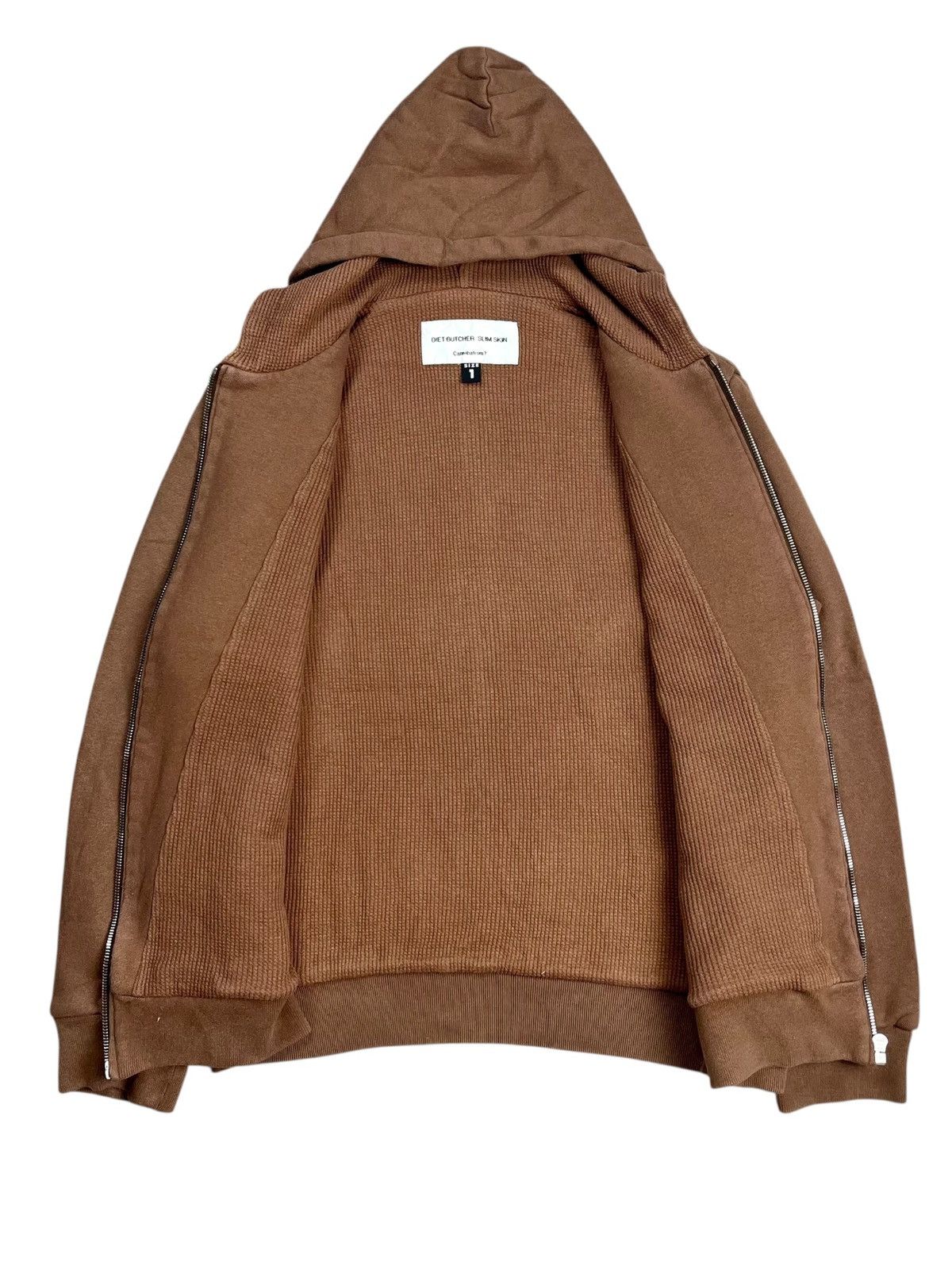 20471120 2000s Calibalism? - Riri Zips Patchwork Zip Hoodie Size US M / EU 48-50 / 2 - 2 Thumbnail