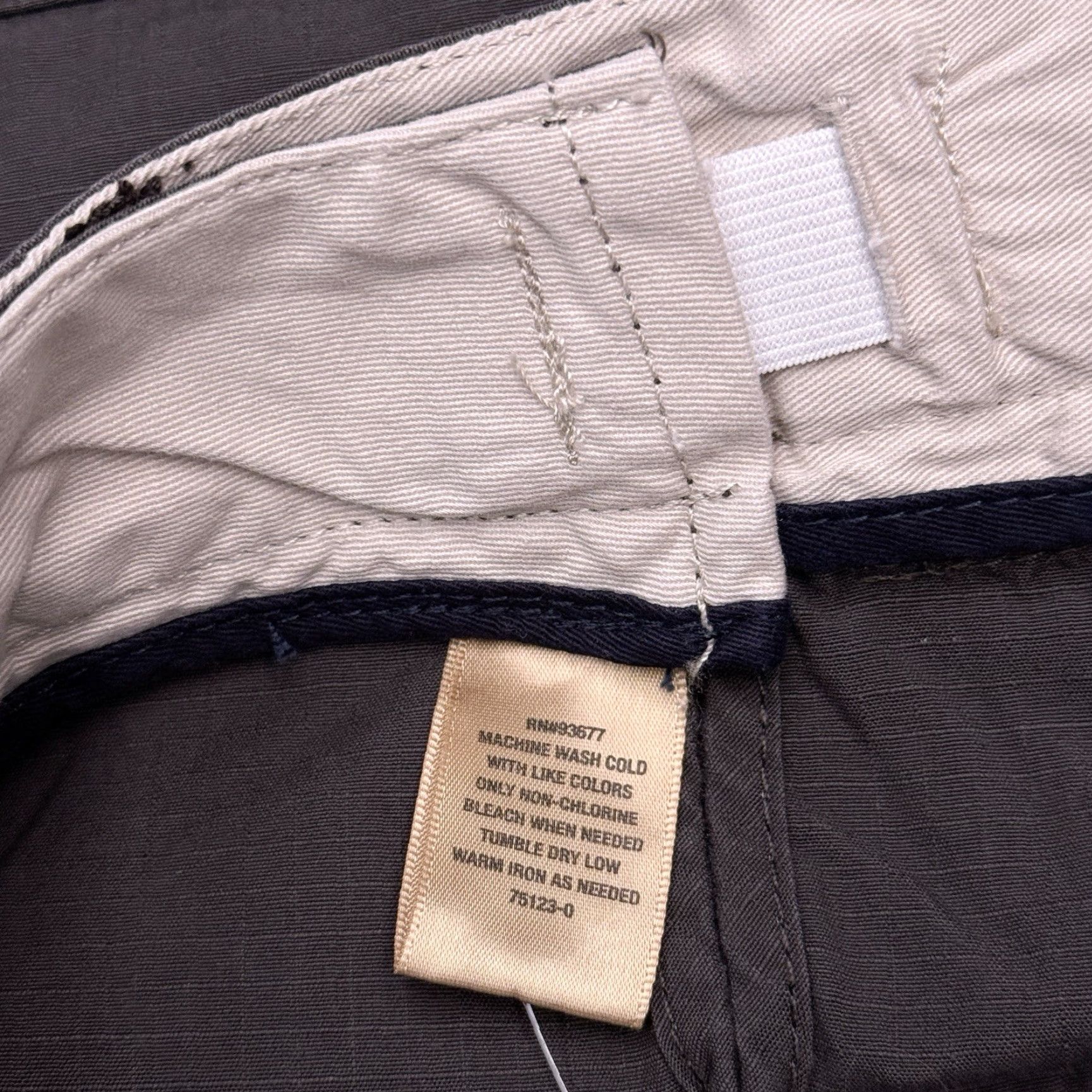 Vintage Foundry Cargo Shorts Mens 48 Gray Regular Waistband Extender New Size US 32 / EU 48 - 6 Thumbnail