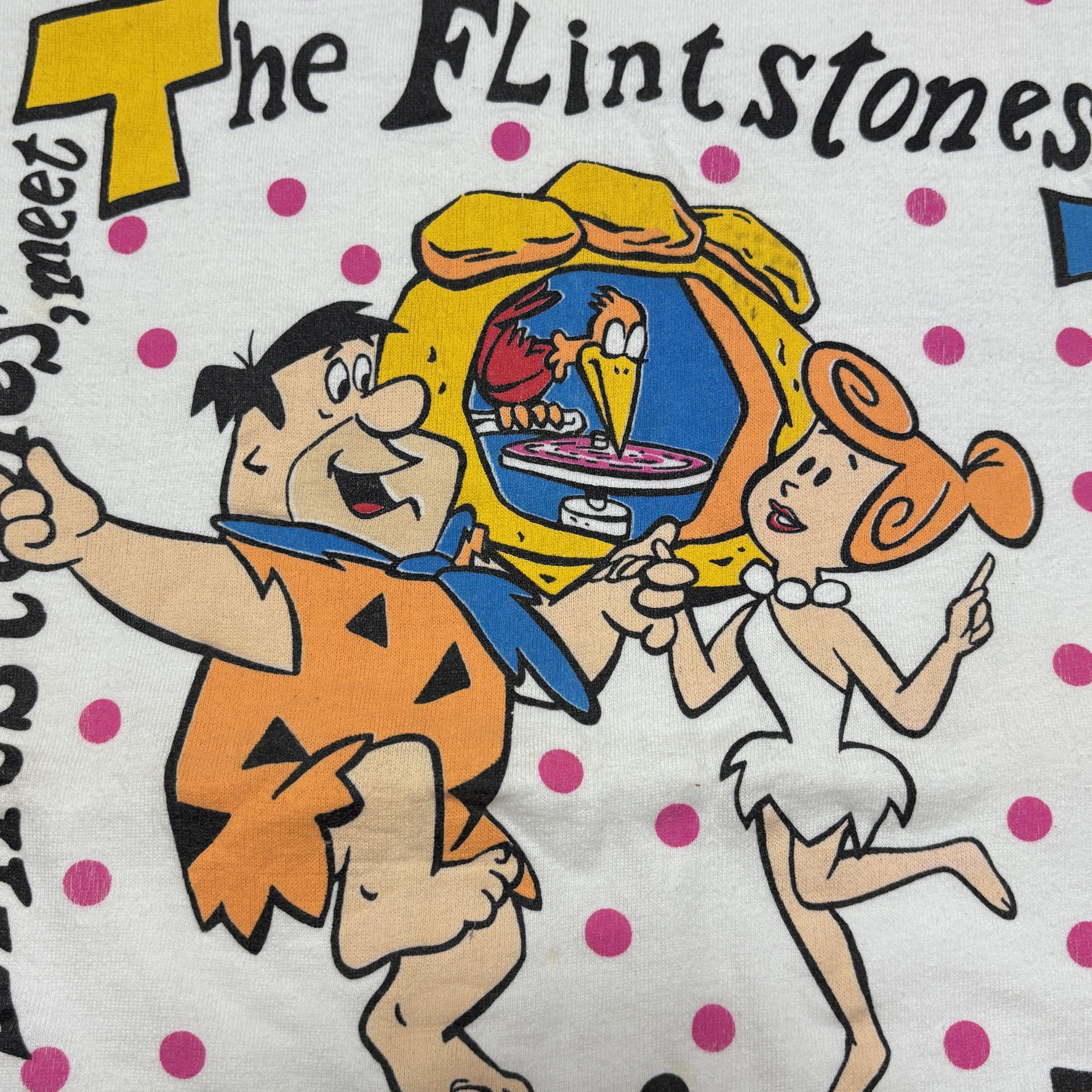 Cartoon Network × Vintage Vintage Flintstones Shirt 90s Single Stitch Cartoon Size US L / EU 52-54 / 3 - 4 Thumbnail