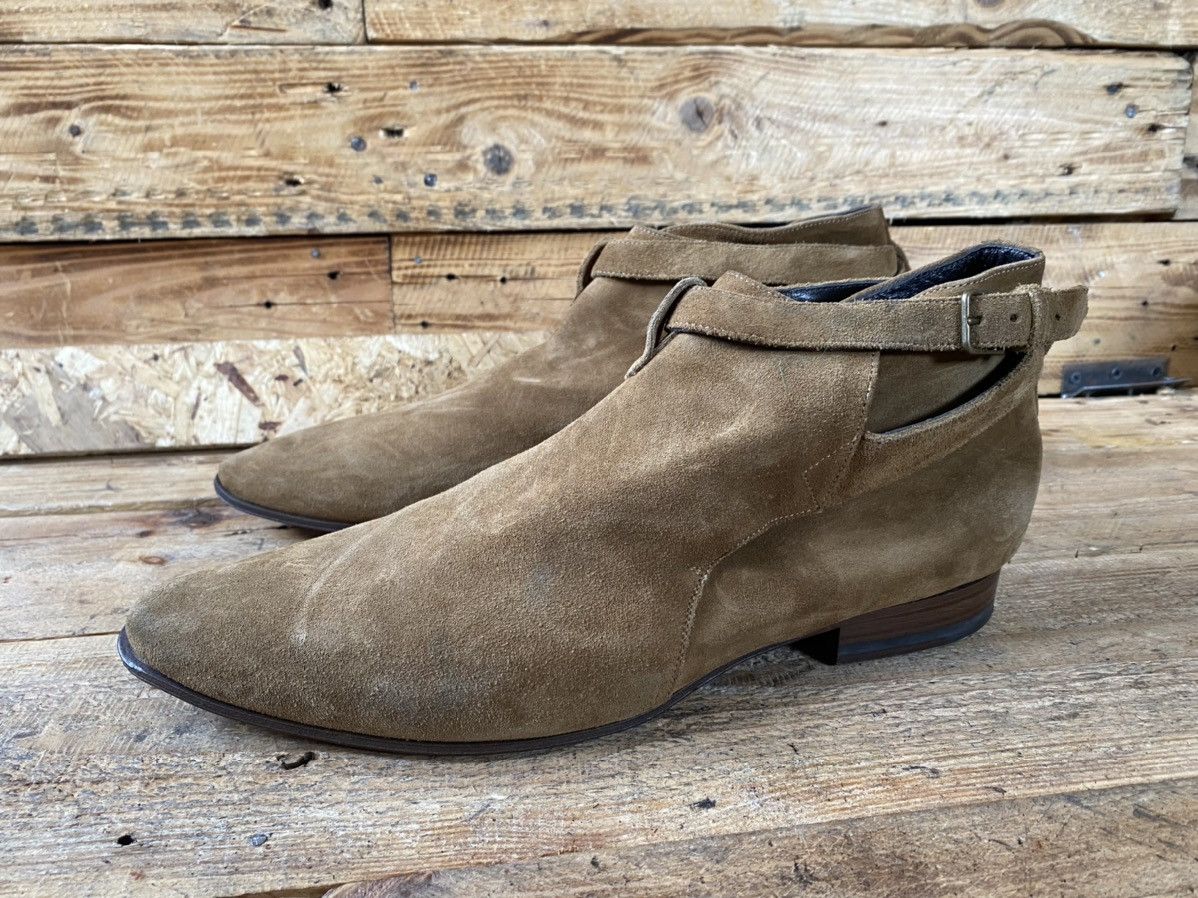 Saint Laurent Paris Saint Laurent jodphur brown suede leather boots sz 42.5 Size US 9.5 / EU 42-43 - 1 Thumbnail