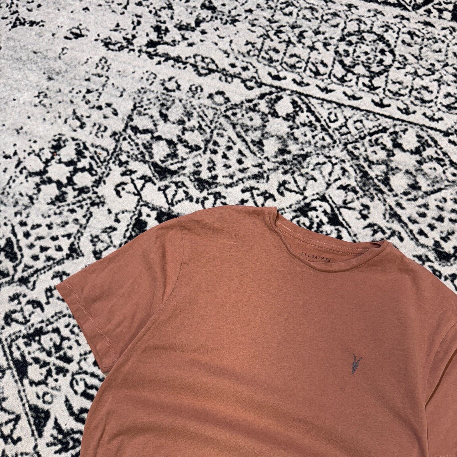 Allsaints × Vintage Vintage All Saints Unisex Rust Cotton T-Shirt Size S Y2K 90s Size US S / EU 44-46 / 1 - 5 Thumbnail