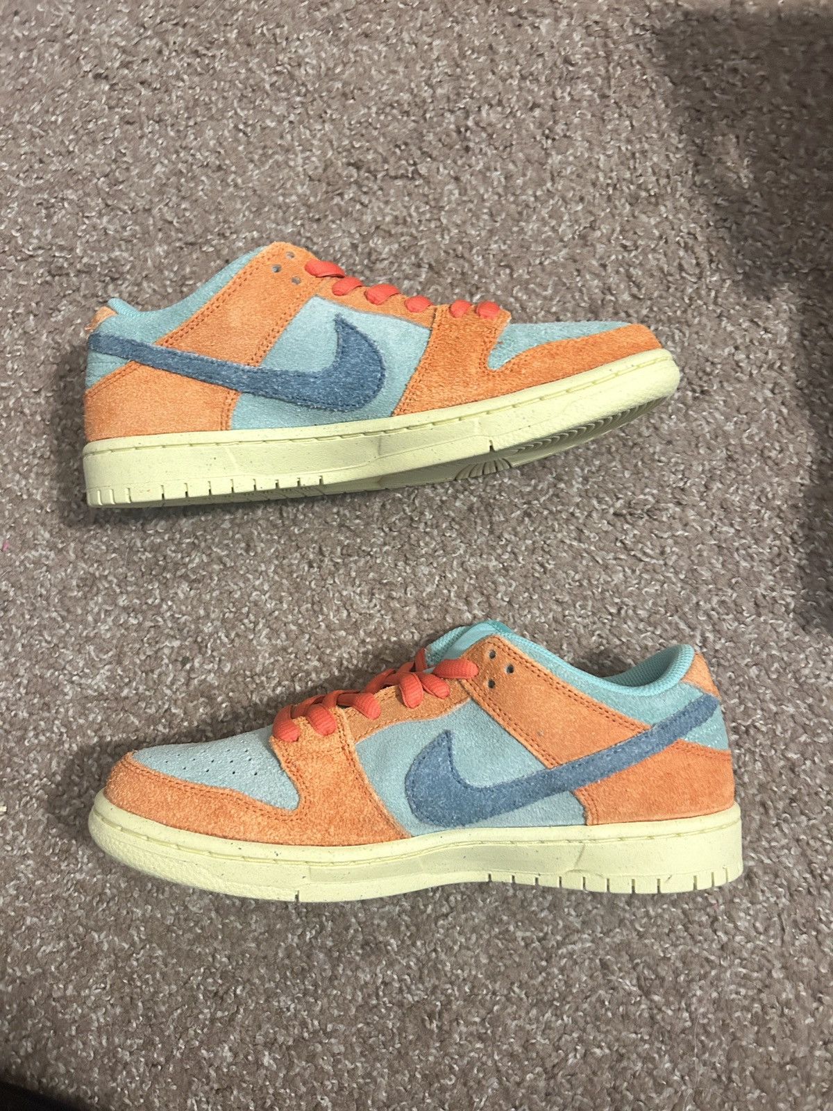 Nike Nike SB Dunk Low Orange Emerald Rise Size US 7 / EU 40 - 2 Thumbnail