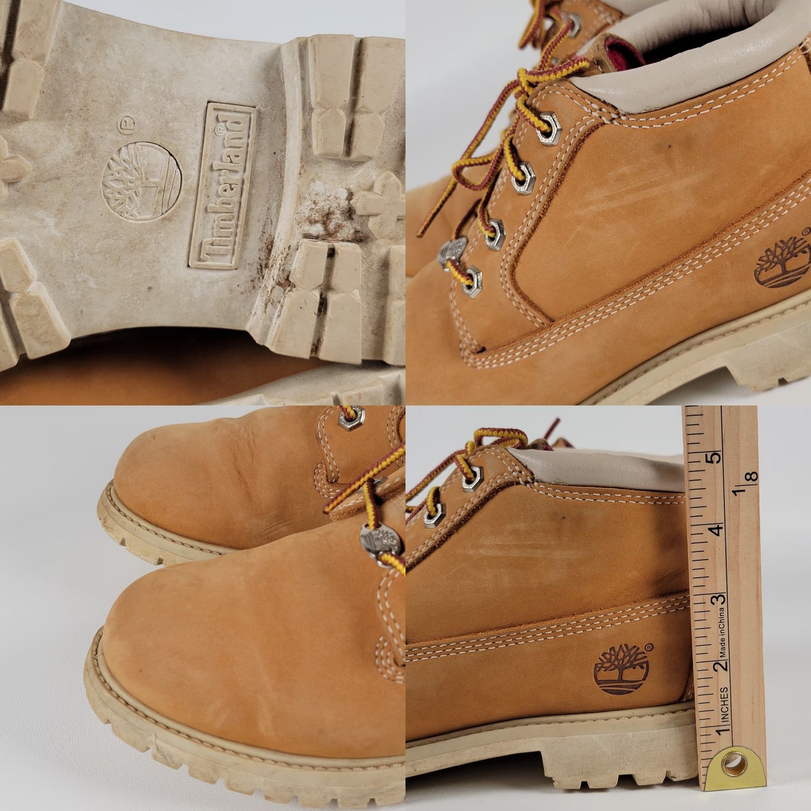 Timberland TIMBERLAND Nellie Waterproof Wheat Chukka Boots Women's 8M Casual Leather Lace Up Boots Size US 8 / IT 38 - 8 Thumbnail