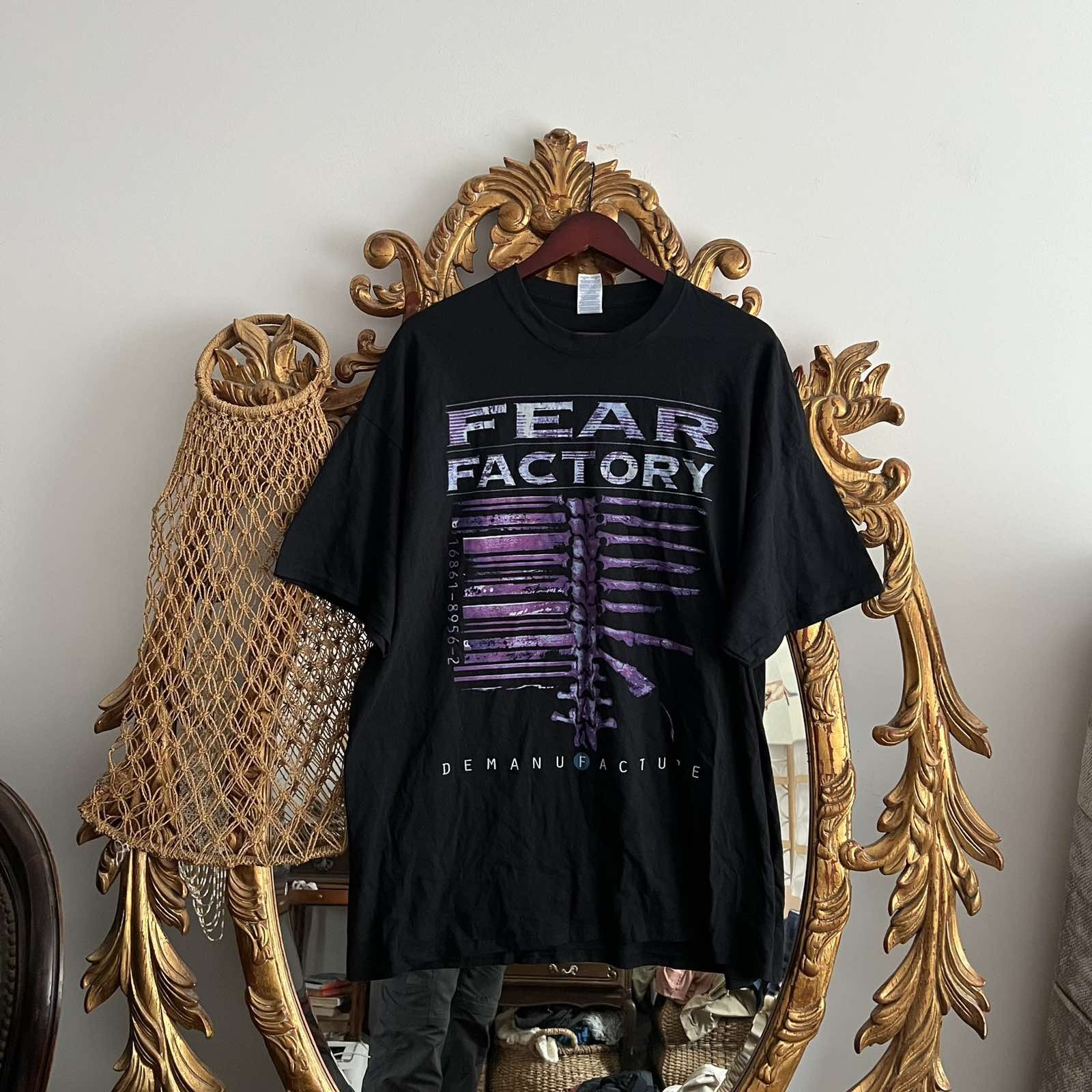 Band Tees Vintage Fear Factory Black Tshirt 90s Sz XXL Size US XXL / EU 58 / 5 - 1 Thumbnail