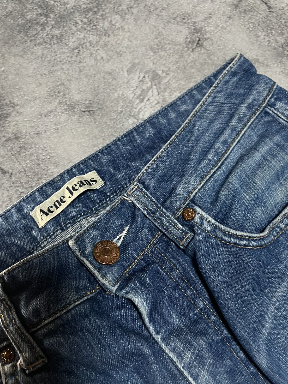 Acne Studios ACNE Blue Denim Skinny Pants Jeans 29x32 Size US 32 / EU 48 - 8 Thumbnail