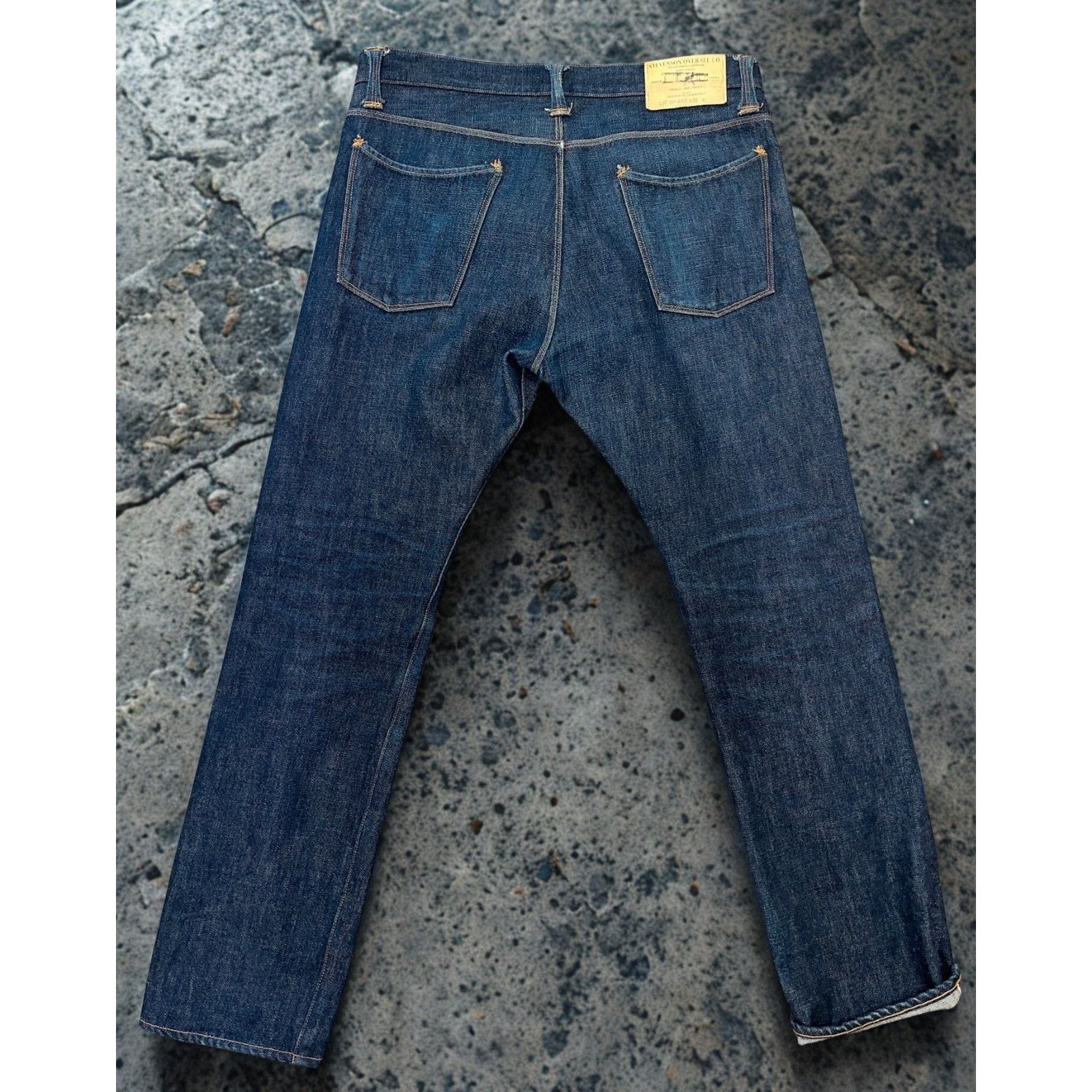 Stevenson Overall Co. Stevenson Overall Co Lot 727-RXX Selvedge Jeans 32x29 Raw Size US 32 / EU 48 - 3 Thumbnail