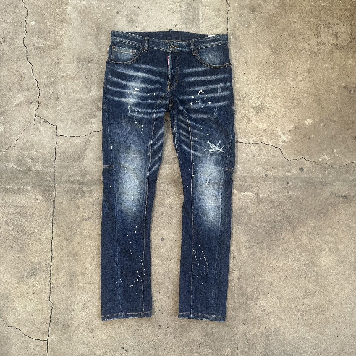 Dsquared2 Vintage Dsquared2 2019 Luxury Denim Jeans Made In Italy Size US 34 / EU 50 - 1 Thumbnail