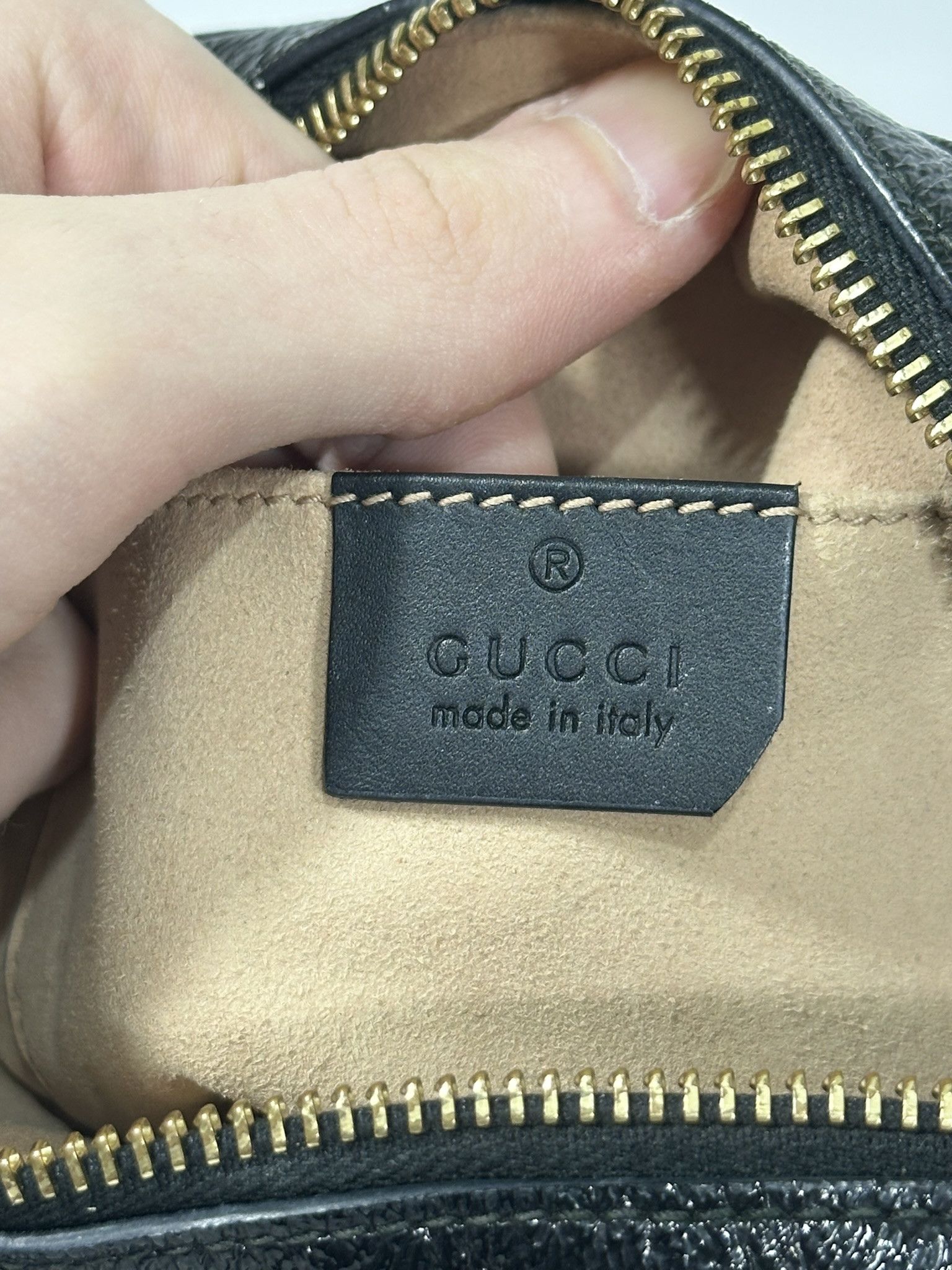 Gucci Gucci Crossbody Bag Ophidia Marmont GG Red Suede Web Size ONE SIZE - 15 Thumbnail