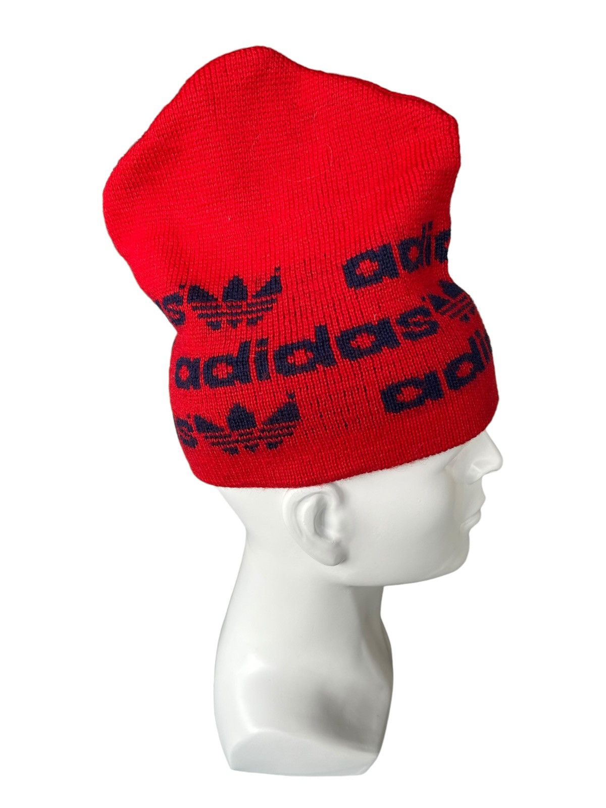 Adidas × Japanese Brand × Vintage Vintage Adidas Mohawk Design Beanie Hats made in japan☠️🎌 Size ONE SIZE - 1 Thumbnail