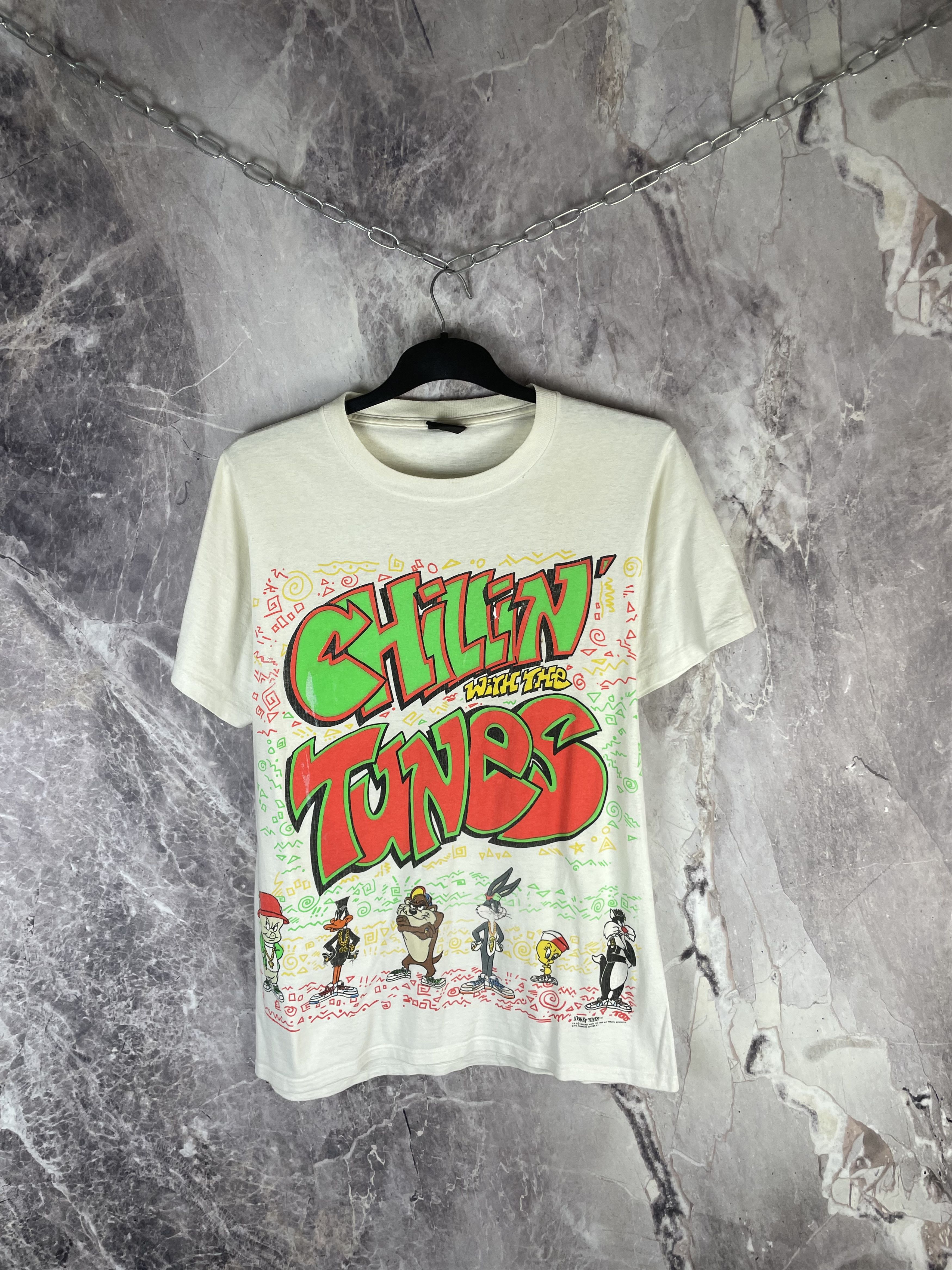 Warner Bros Vintage looney tunes chillin with the tunes shirt Size US XL / EU 56 / 4 - 2 Thumbnail