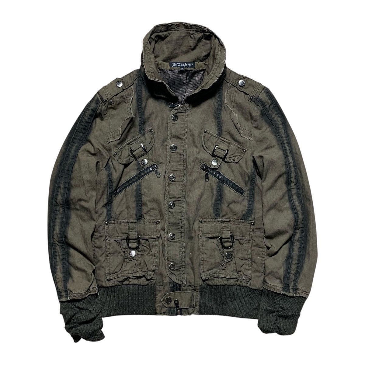 ジャケット・アウター InTheAttic bono jacket archive vkei In The Attic Bondage Vkei Style Bono Multi Pocket Jacket