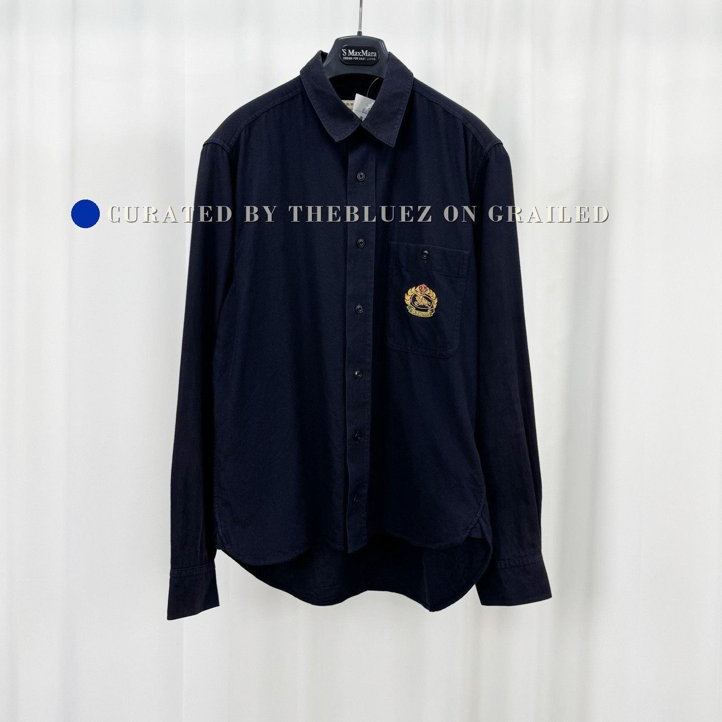 Burberry Burberry Horse Emblem Embroidered Shirt Size US M / EU 48-50 / 2 - 1 Thumbnail