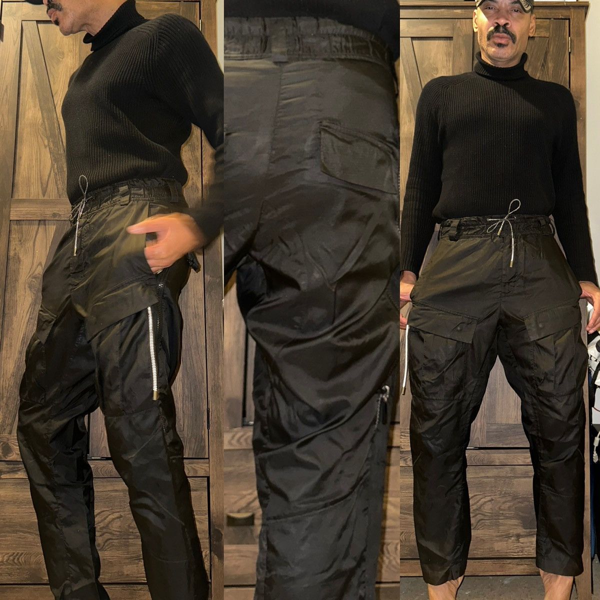 Marcelo Burlon Marcelo Burlon Cropped Nylon Trouser Size US 30 / EU 46 - 9 Thumbnail