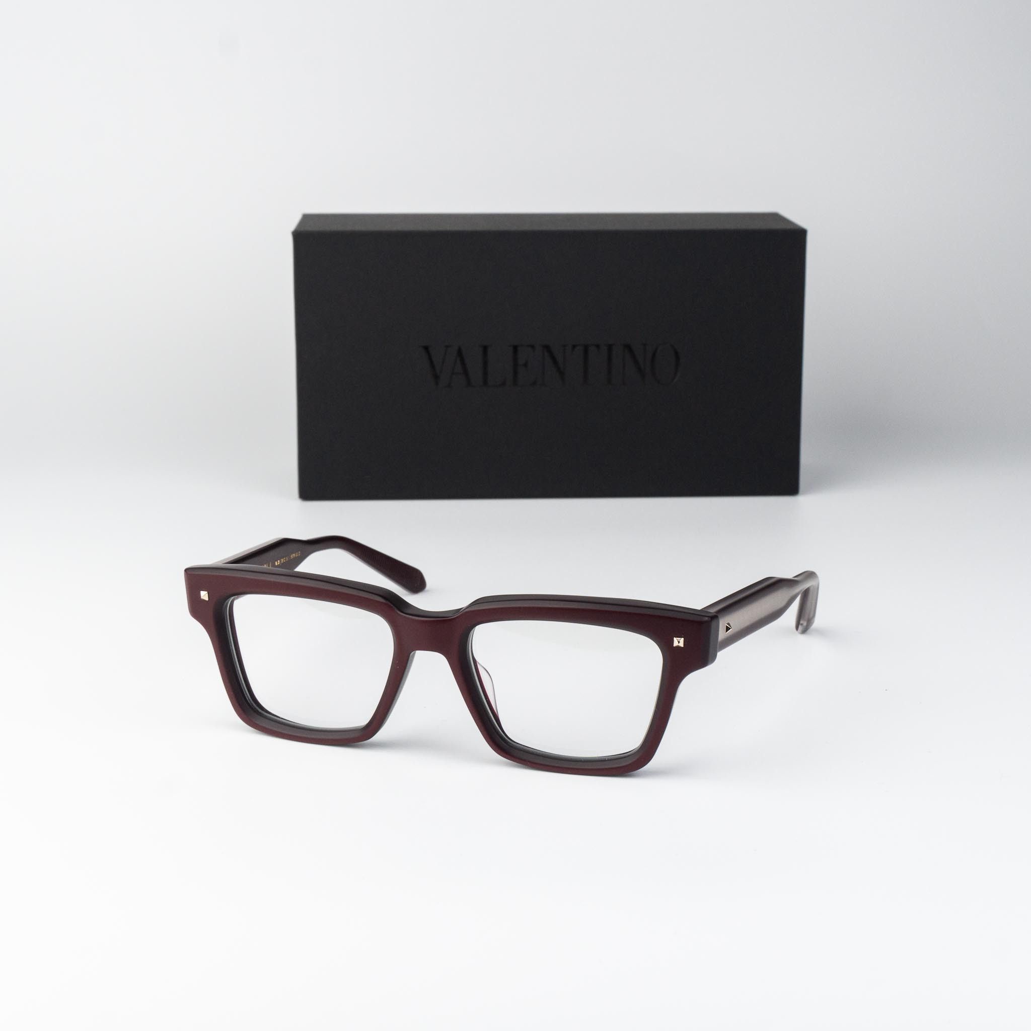 Valentino Valentino Men Eyeglasses Burgundy V-ESSENTIAL I VLX-121 C Size ONE SIZE - 1 Thumbnail