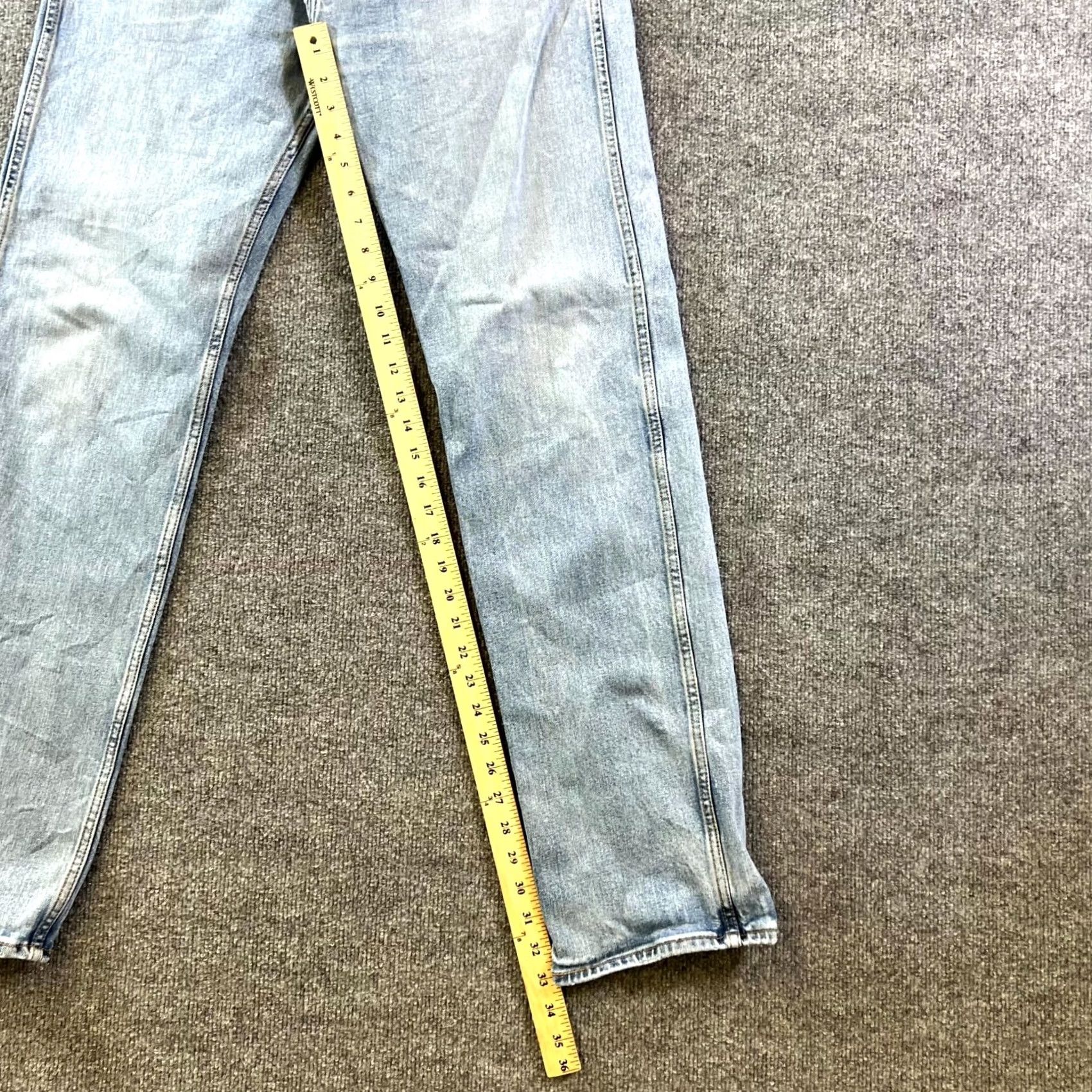 Levi's Levi's Jeans Mens 36x34 Blue Denim 5-Pockets Straight Leg Streetwear Jeans Size US 36 / EU 52 - 4 Thumbnail