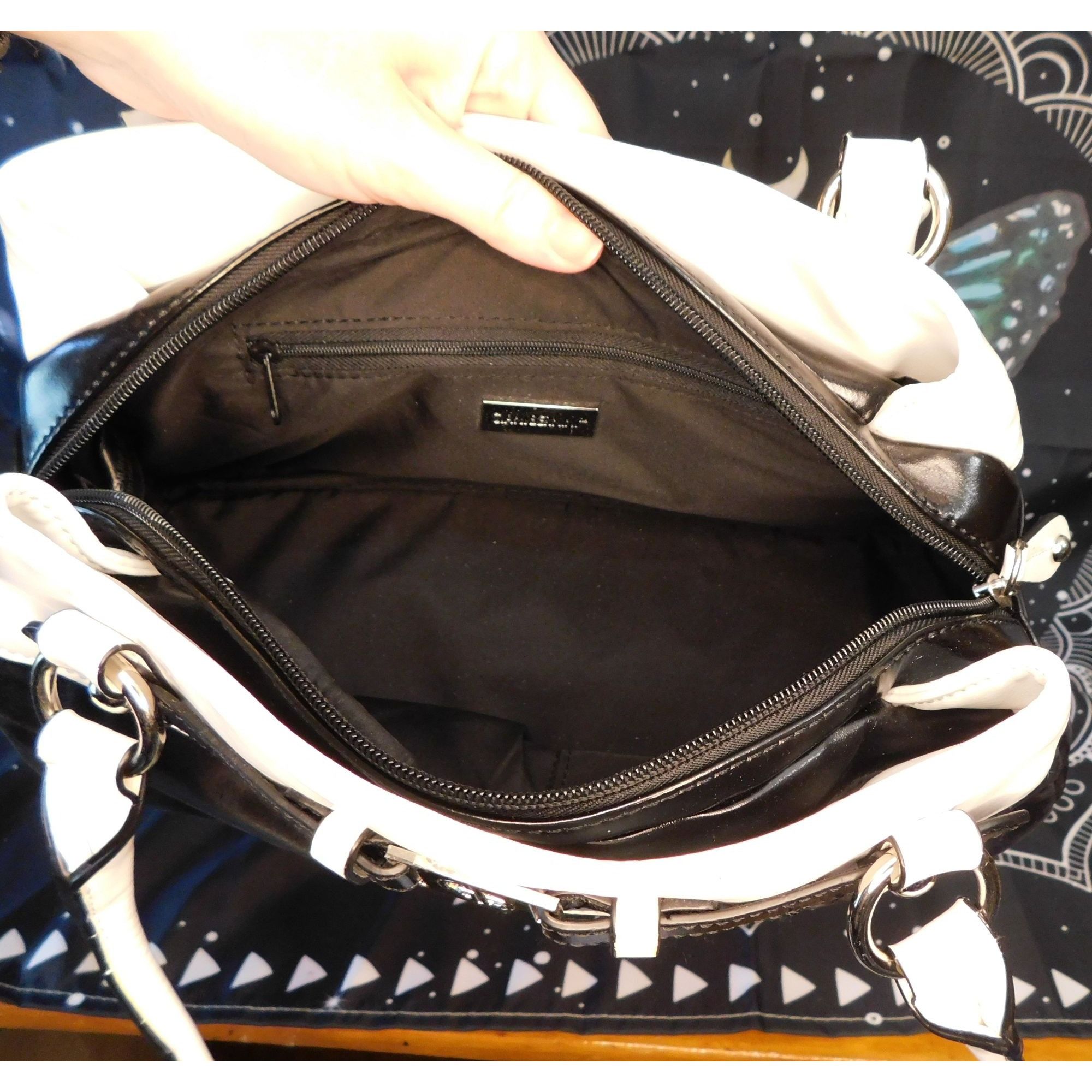 Giani Bernini Giani Bernini Black And White Shoulder Bag Size ONE SIZE - 2 Thumbnail