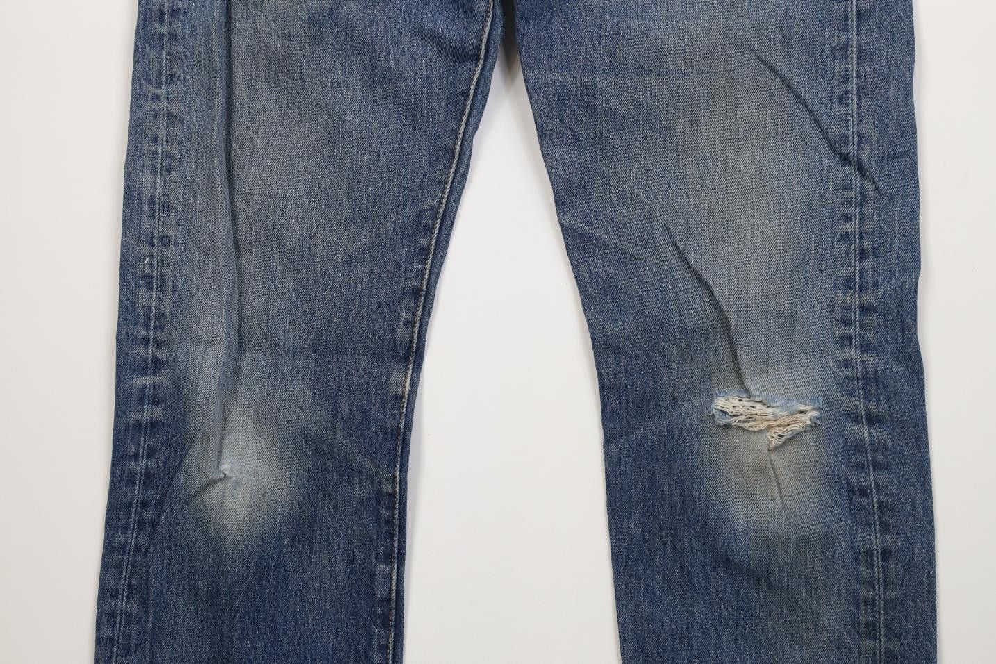 Levi's Vintage Y2K Levis 501xx Button Fly Original Fit Jeans Blue Size US 33 - 3 Thumbnail