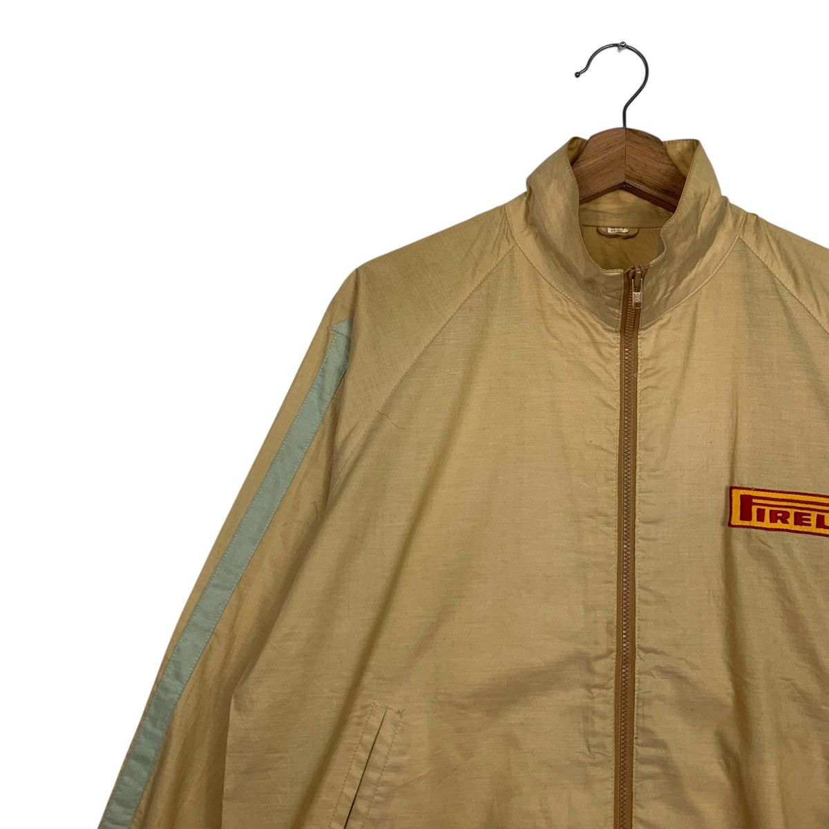 Pirelli Vintage 90s PIRELLI Embroidery Logo Cotton Jacket #2798-C126 Size US M / EU 48-50 / 2 - 3 Thumbnail