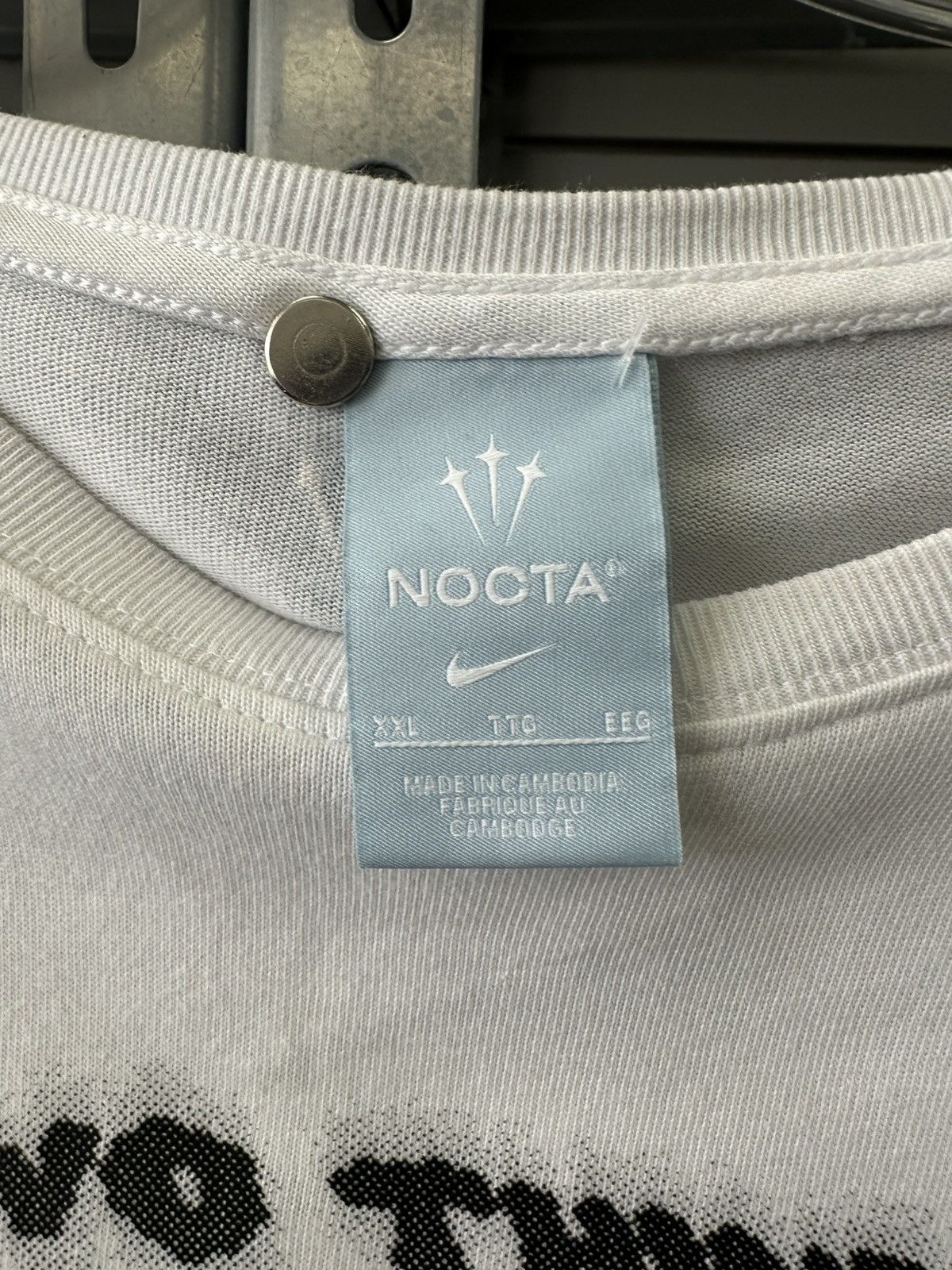 NOCTA × Nike NIKE NOCTA TWO THINGS ILL ALWAYS BE T-SHIRT WHITE XXL Size US XXL / EU 58 / 5 - 4 Thumbnail