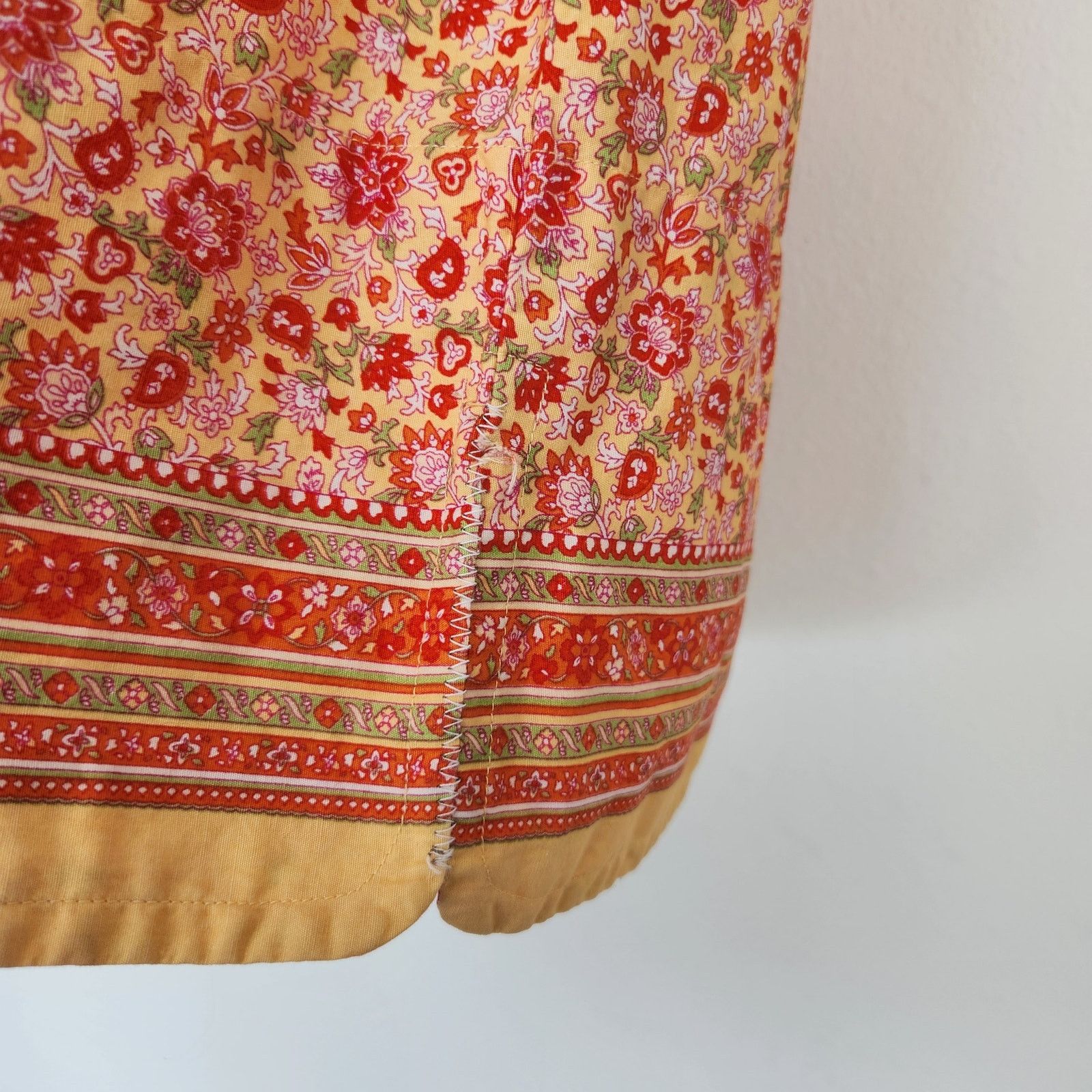 Vintage Vintage Floral Paisley Patterned Midi Pencil Skirt M Size 30" / US 8 / IT 44 - 3 Thumbnail