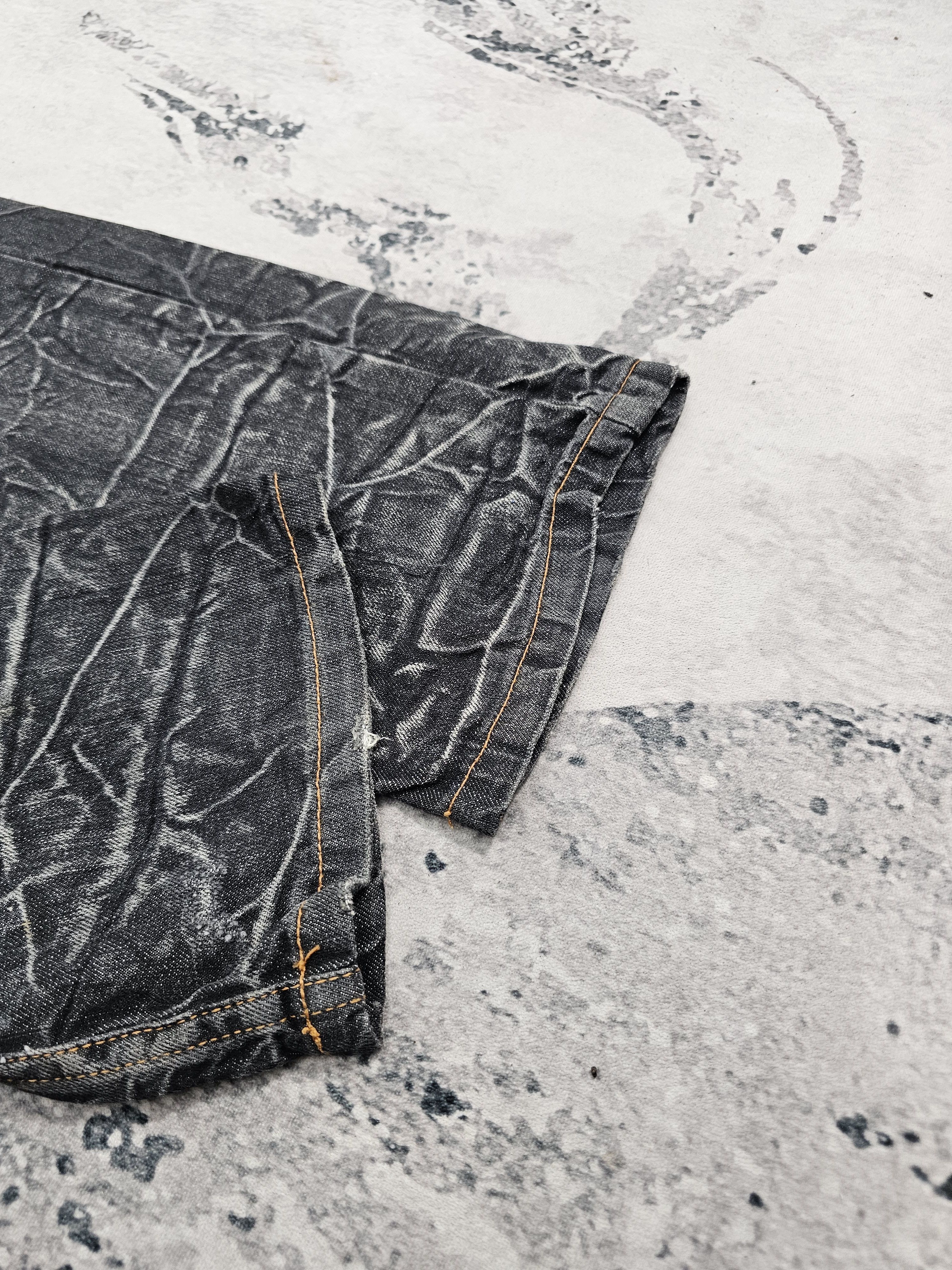 Japanese Brand NYLAUS CLOTHING Double Waist Punk Bondage Design Jean JB0262 Size US 30 / EU 46 - 7 Thumbnail
