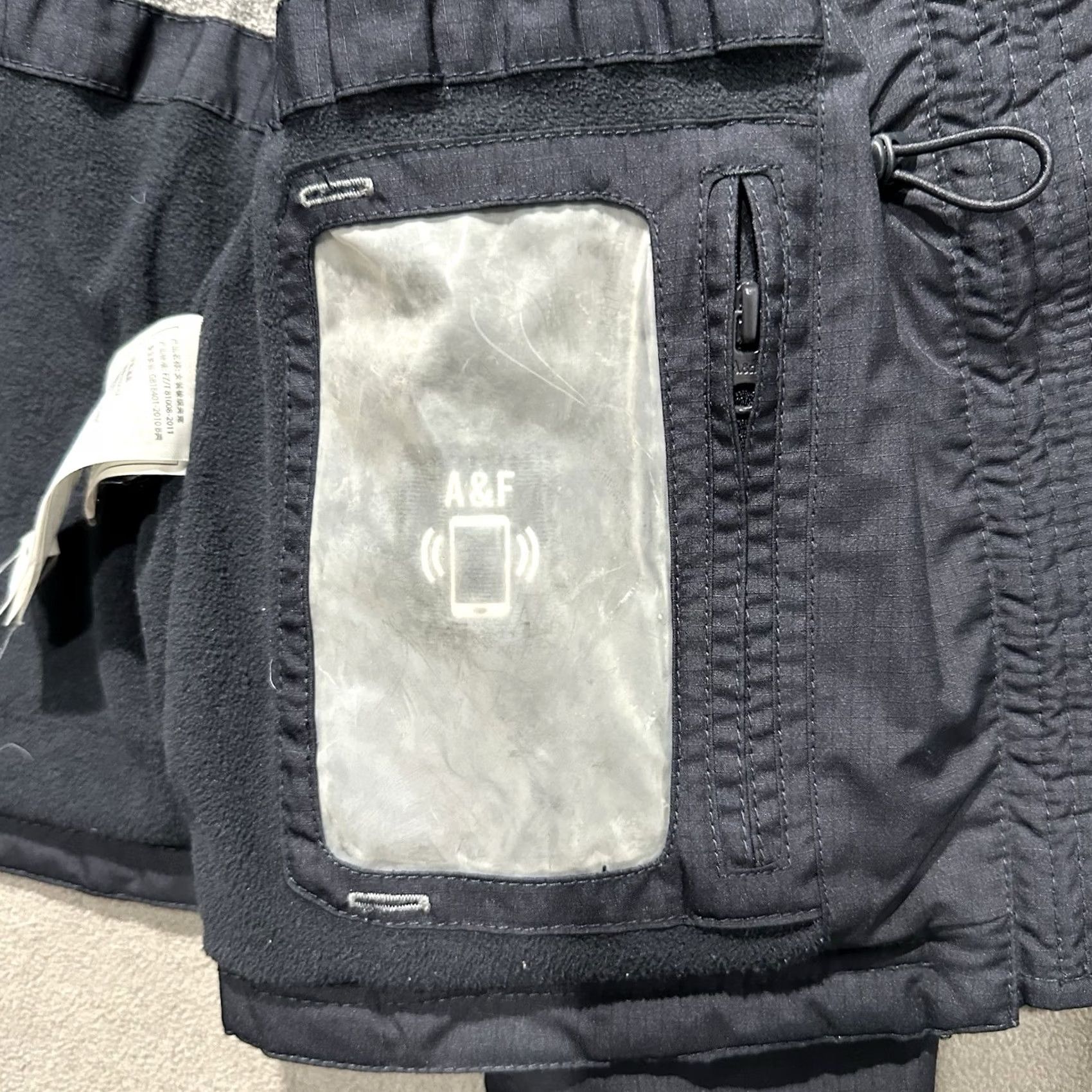 Abercrombie & Fitch Abercrombie & Fitch All‑Season Weather Warrior Jacket Womens XS Navy Blue EUC Size XS / US 0-2 / IT 36-38 - 6 Thumbnail
