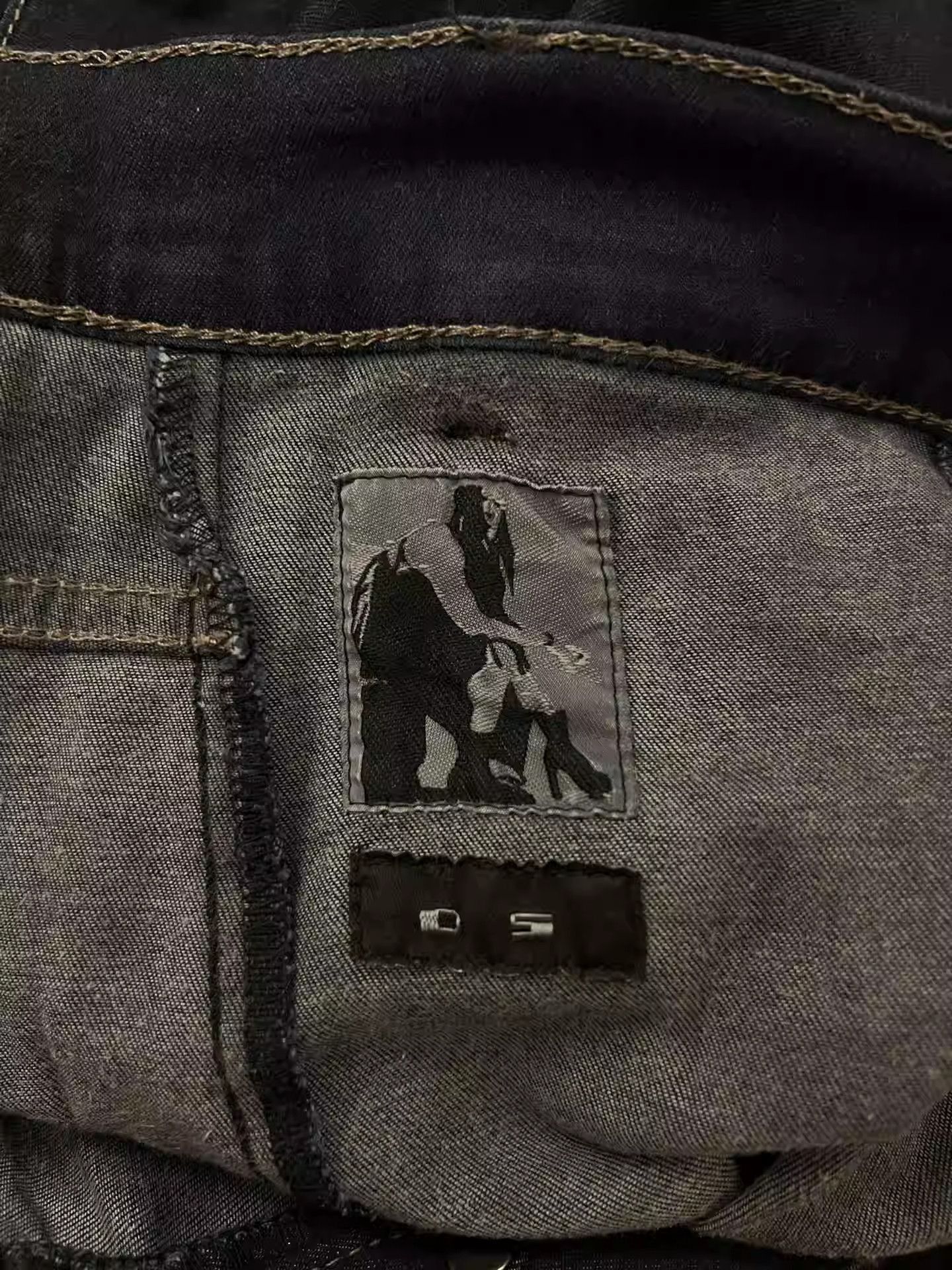 Rick Owens Rick Owens 14ss thin wax stretch denim scimitar culottes-25 Size US 30 / EU 46 - 3 Thumbnail