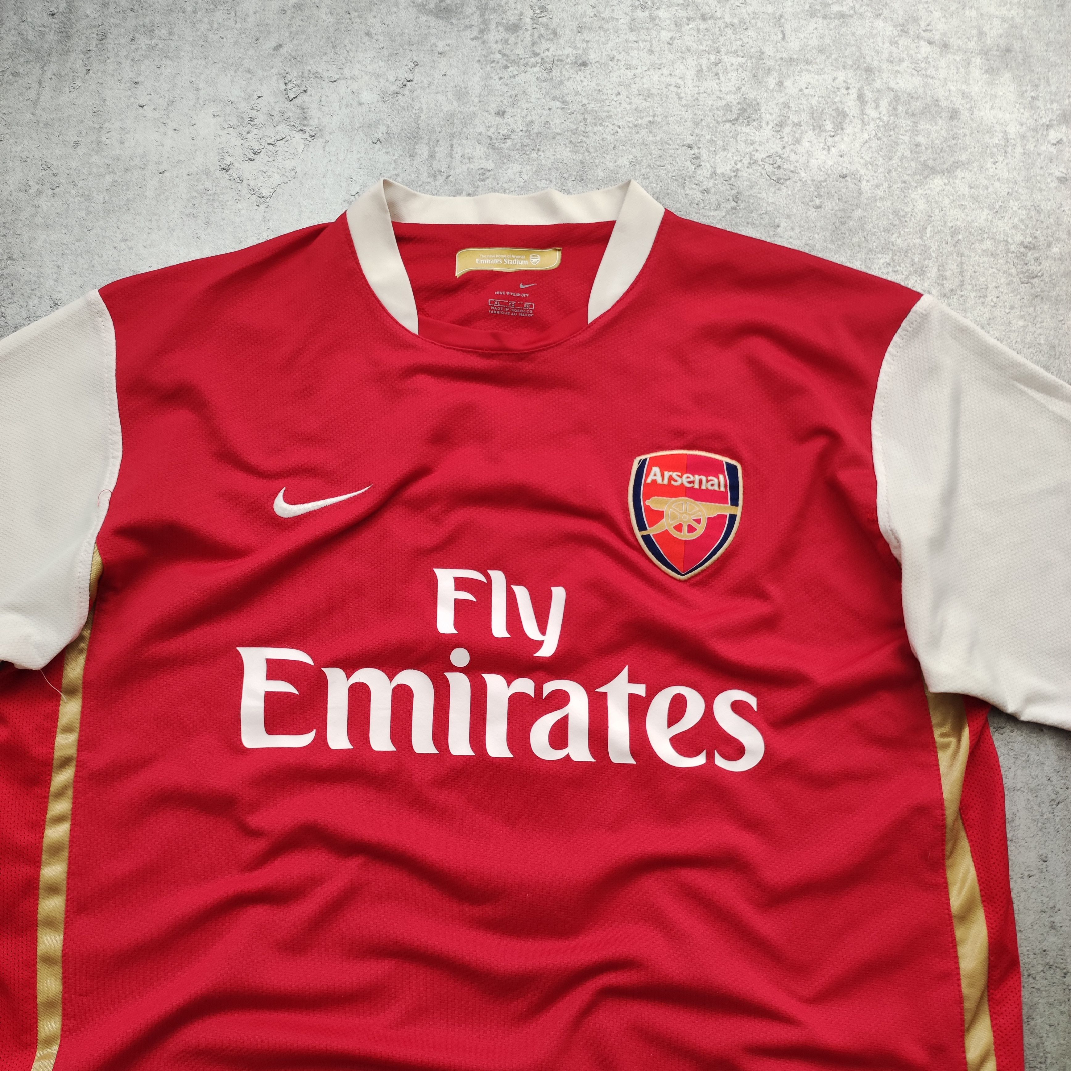 Nike × Vintage Vintage RARE Nike #7 Thomas Rosicky 2006 Home Jersey Size US XL / EU 56 / 4 - 4 Thumbnail