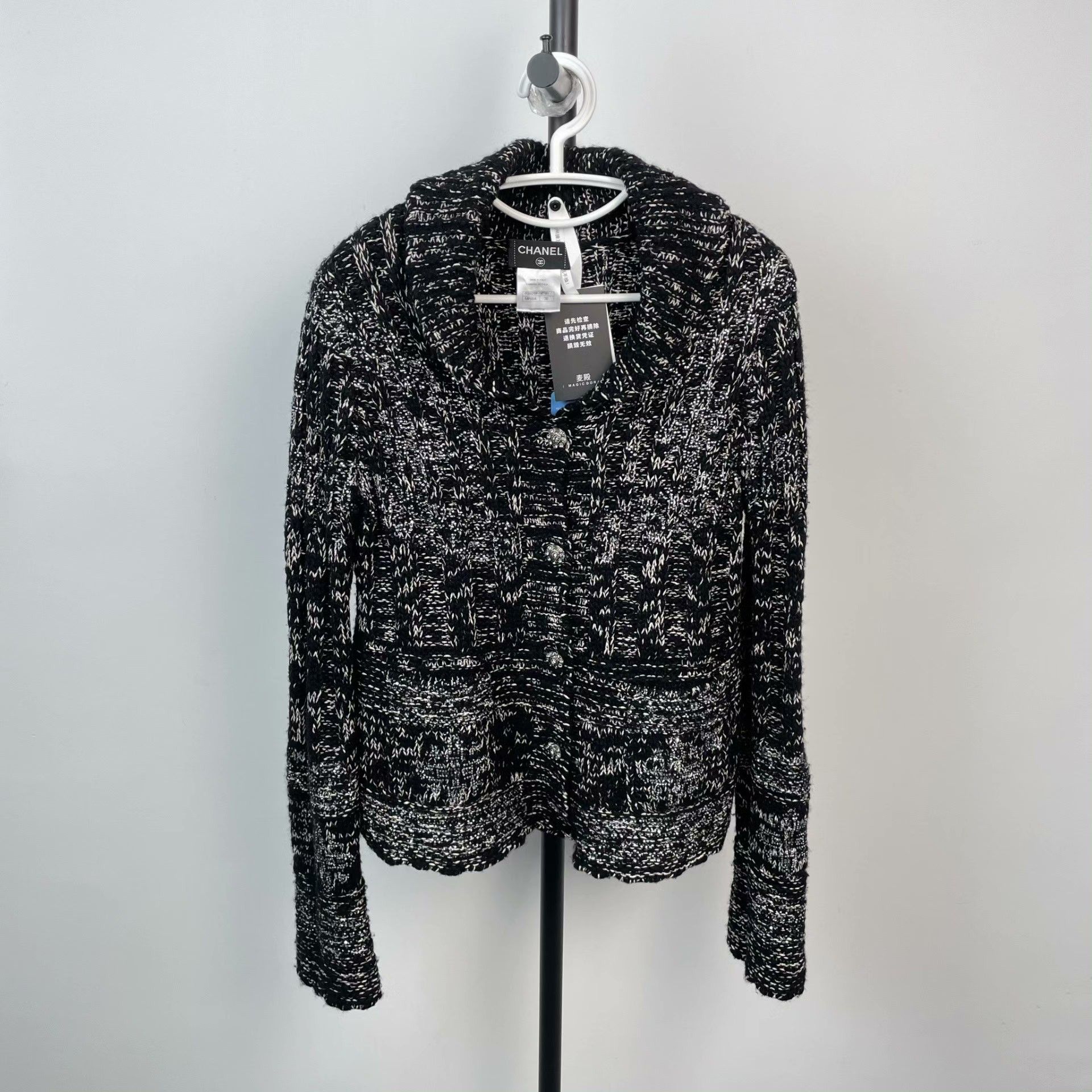 Chanel Chanel Black Jacket 2XS Women Size XS / US 0-2 / IT 36-38 - 1 Thumbnail