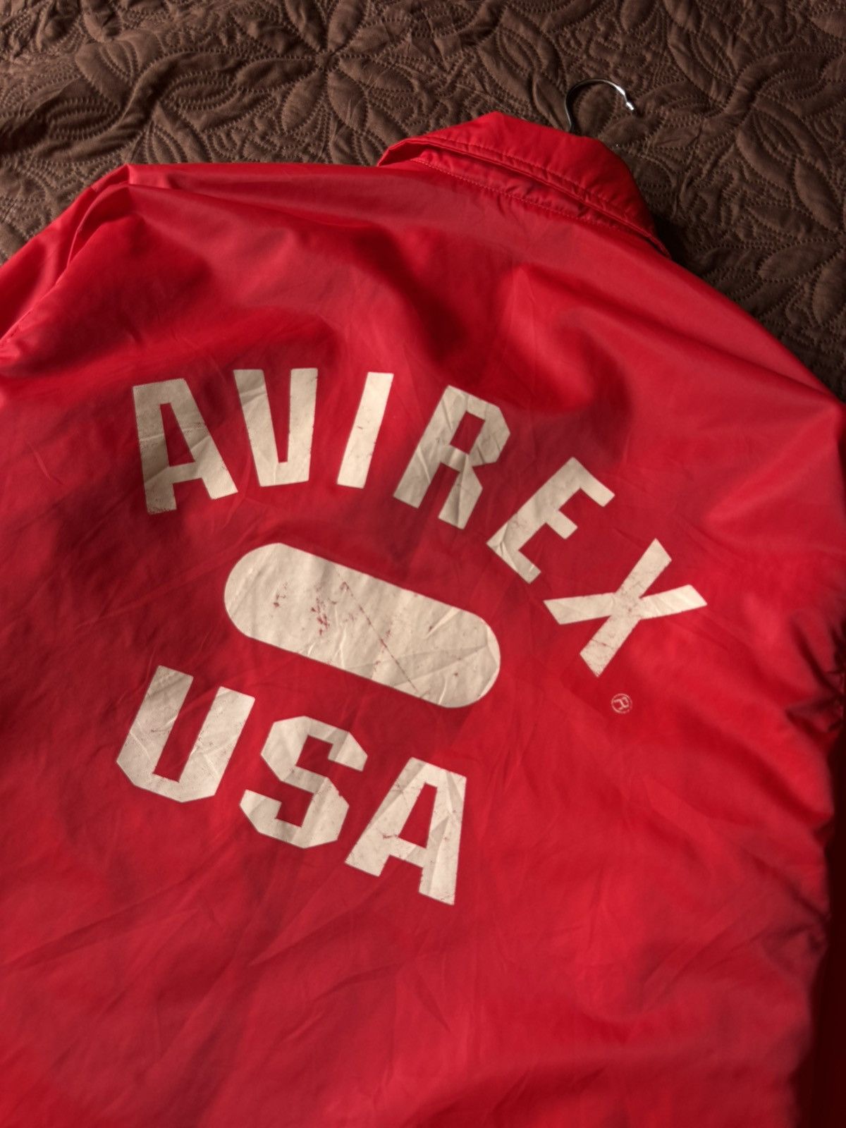 Avirex Vintage avirex coach jacket big spellout backhit🔥 Size US L / EU 52-54 / 3 - 10 Thumbnail
