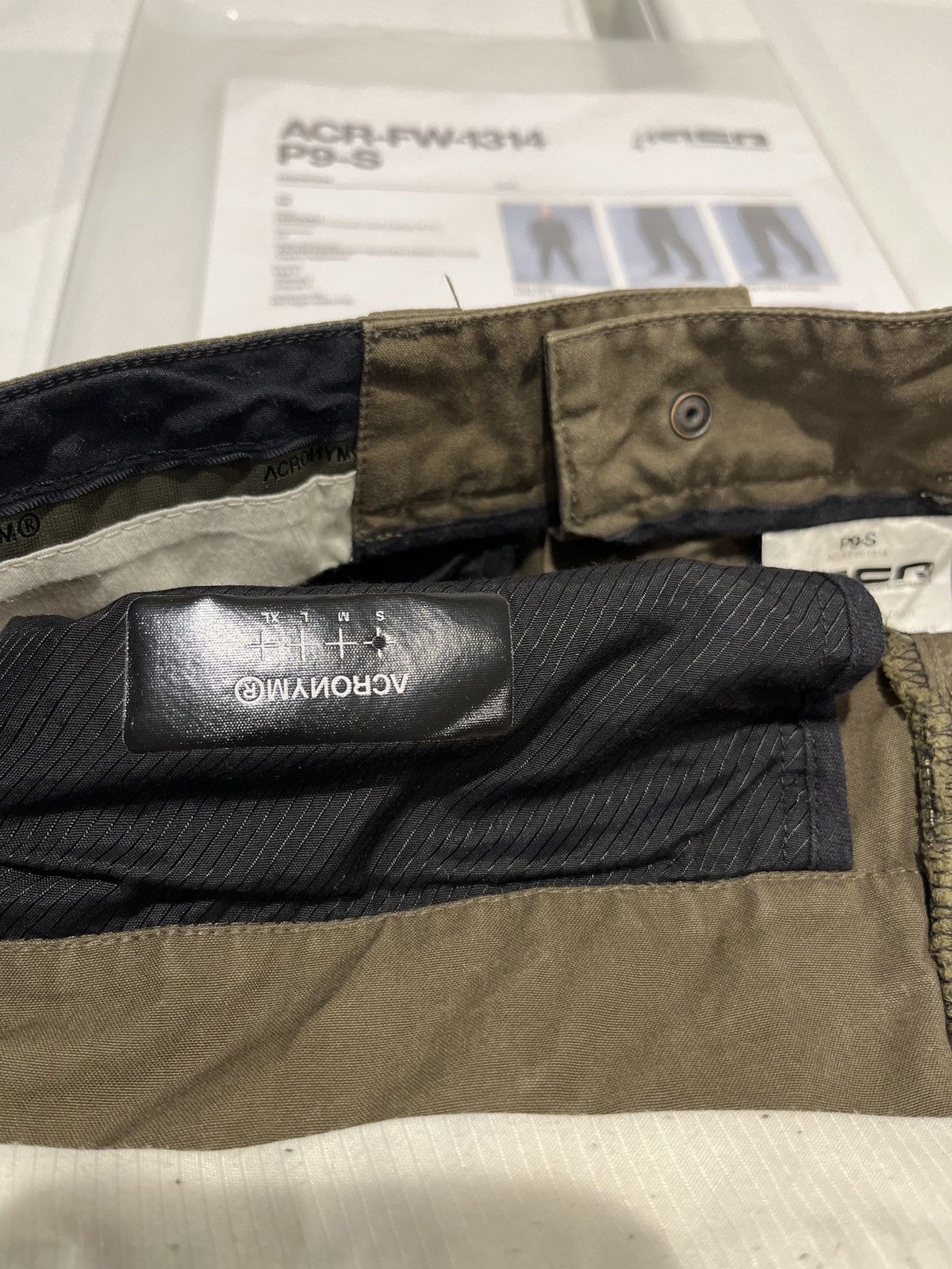 Acronym Acronym P9-S Khaki cargo pants Size US 30 / EU 46 - 13 Thumbnail