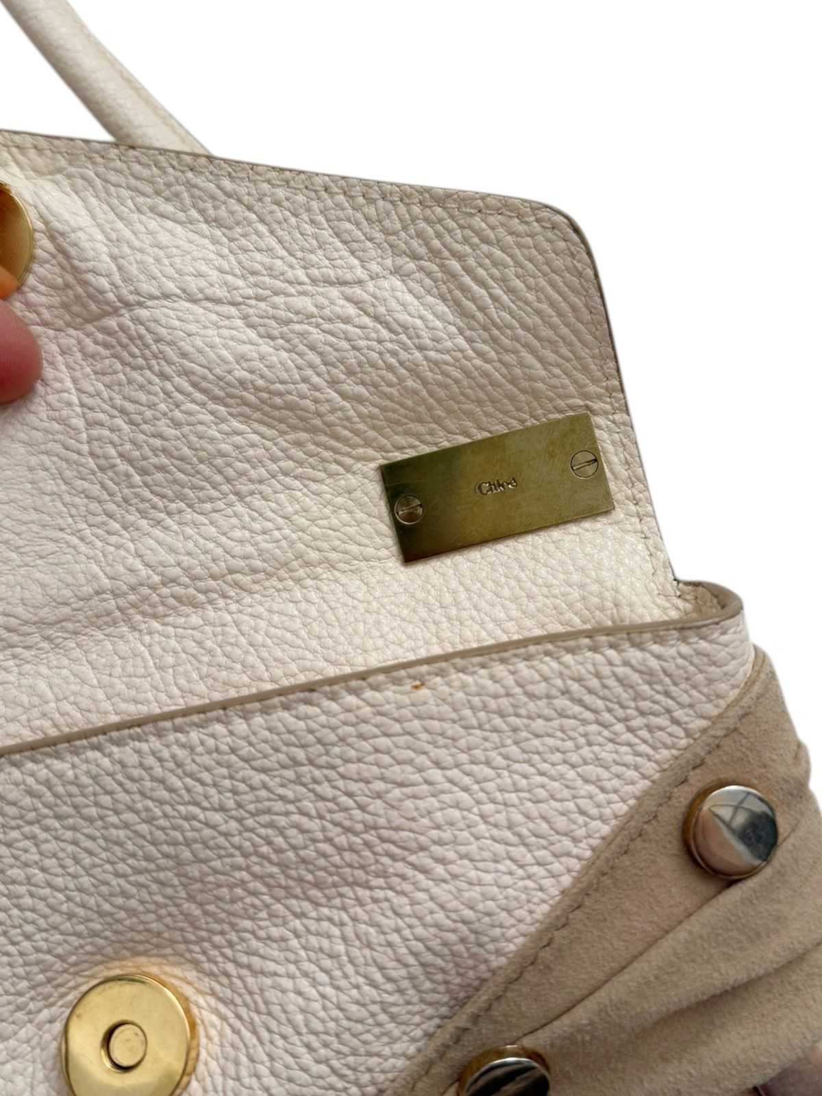 Chloe Studded Suede Bow Bag Size ONE SIZE - 6 Thumbnail