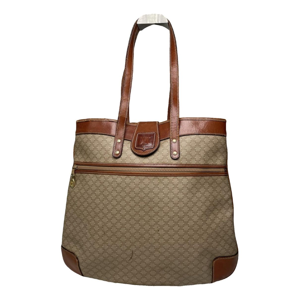 Celine Beige Leather Handbag Size ONE SIZE - 1 Thumbnail