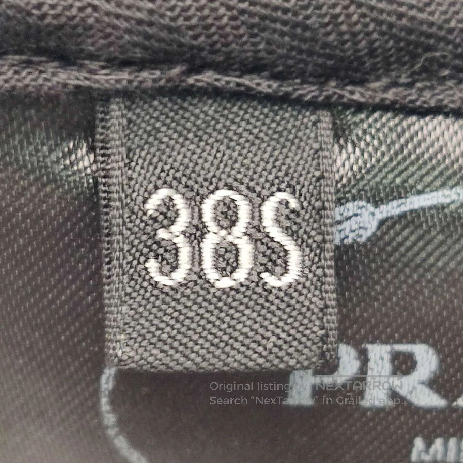 Prada Prada Gray Wool Blend Pants with Triangle Logo . Size 37" - 6 Thumbnail