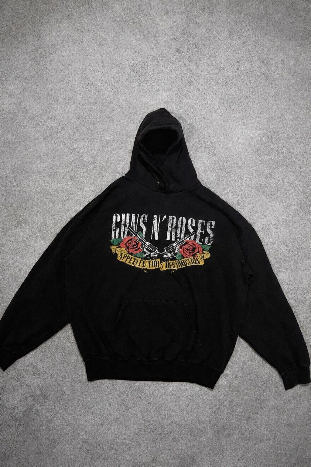 Guns N' Roses VTG Guns N’ Roses “Appetite for Destruction” Black Hoodie Size US XXL / EU 58 / 5 - 1 Thumbnail