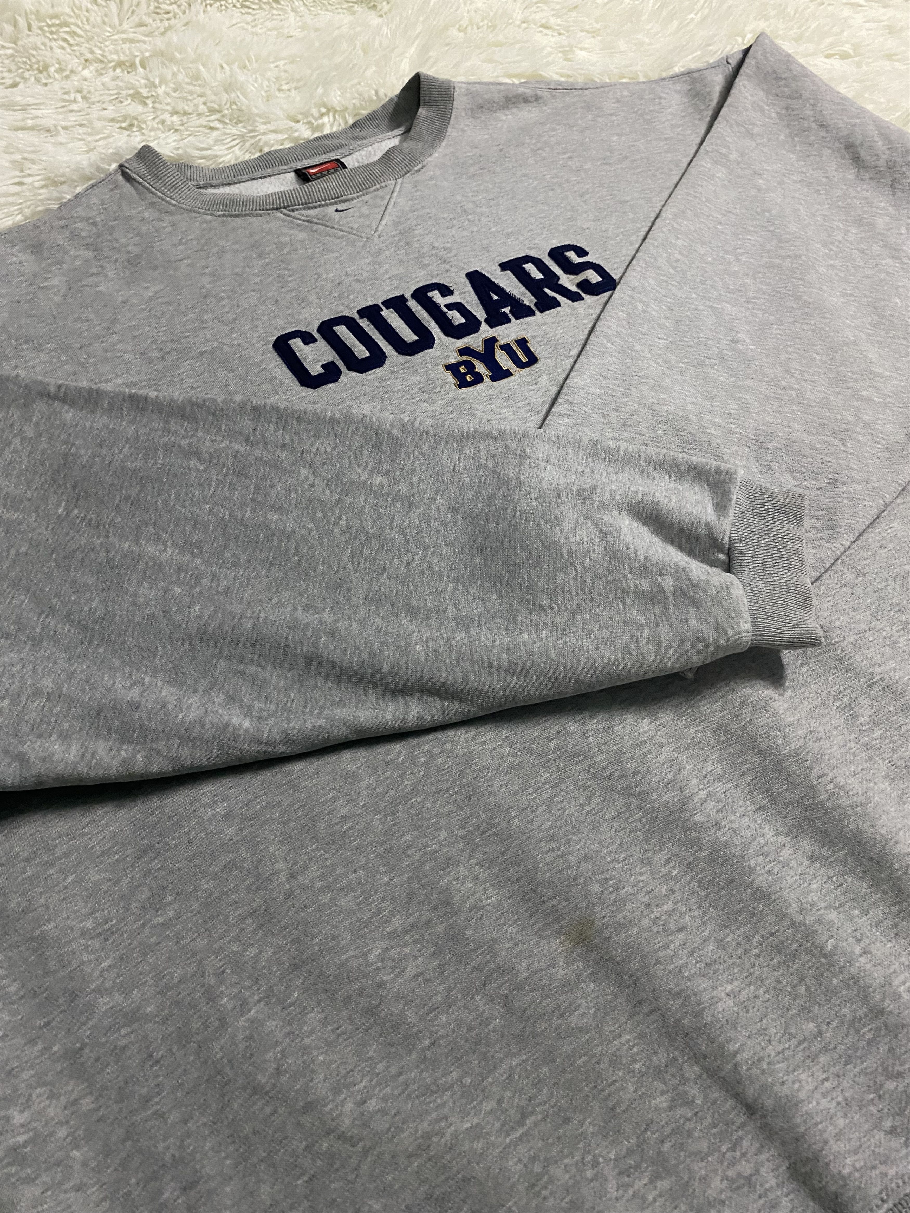 Nike Nike Center Baggy Style Sweatshirt Vintage Size US XL / EU 56 / 4 - 5 Thumbnail
