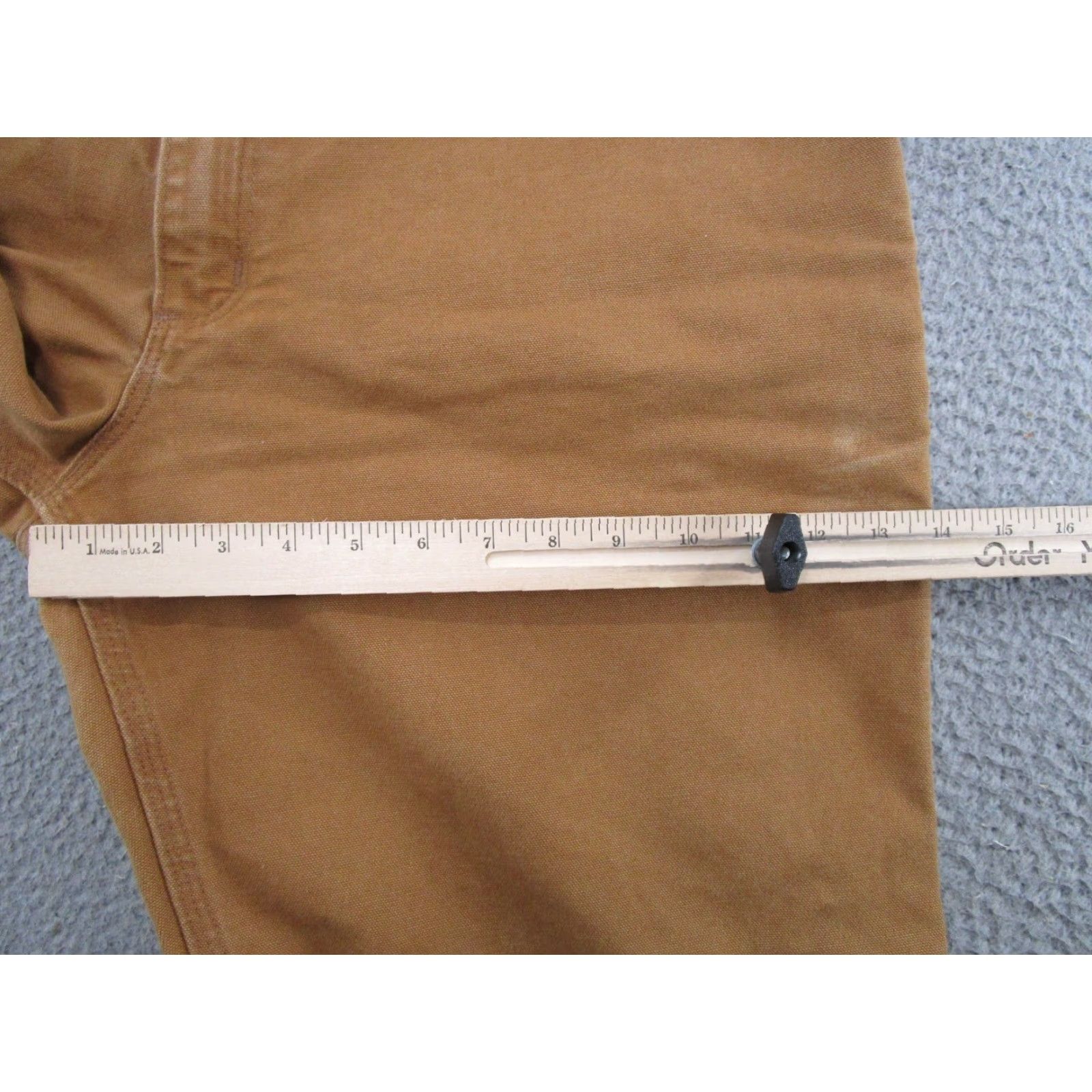 Carhartt VINTAGE Carhartt Work Dungaree Pants Brown Men’s 40x30 Canvas 5-Pocket Carpenter Logo 90s Grunge USA Mens Size US 40 / EU 56 - 7 Thumbnail