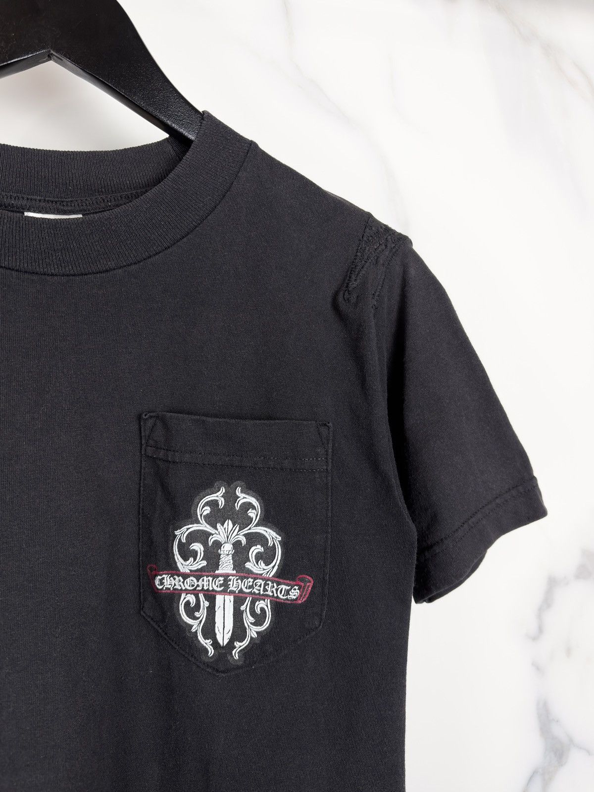 Chrome Hearts Chrome Hearts Vintage Faded Vine Dagger Pocket Tshirt Black Size US S / EU 44-46 / 1 - 6 Thumbnail