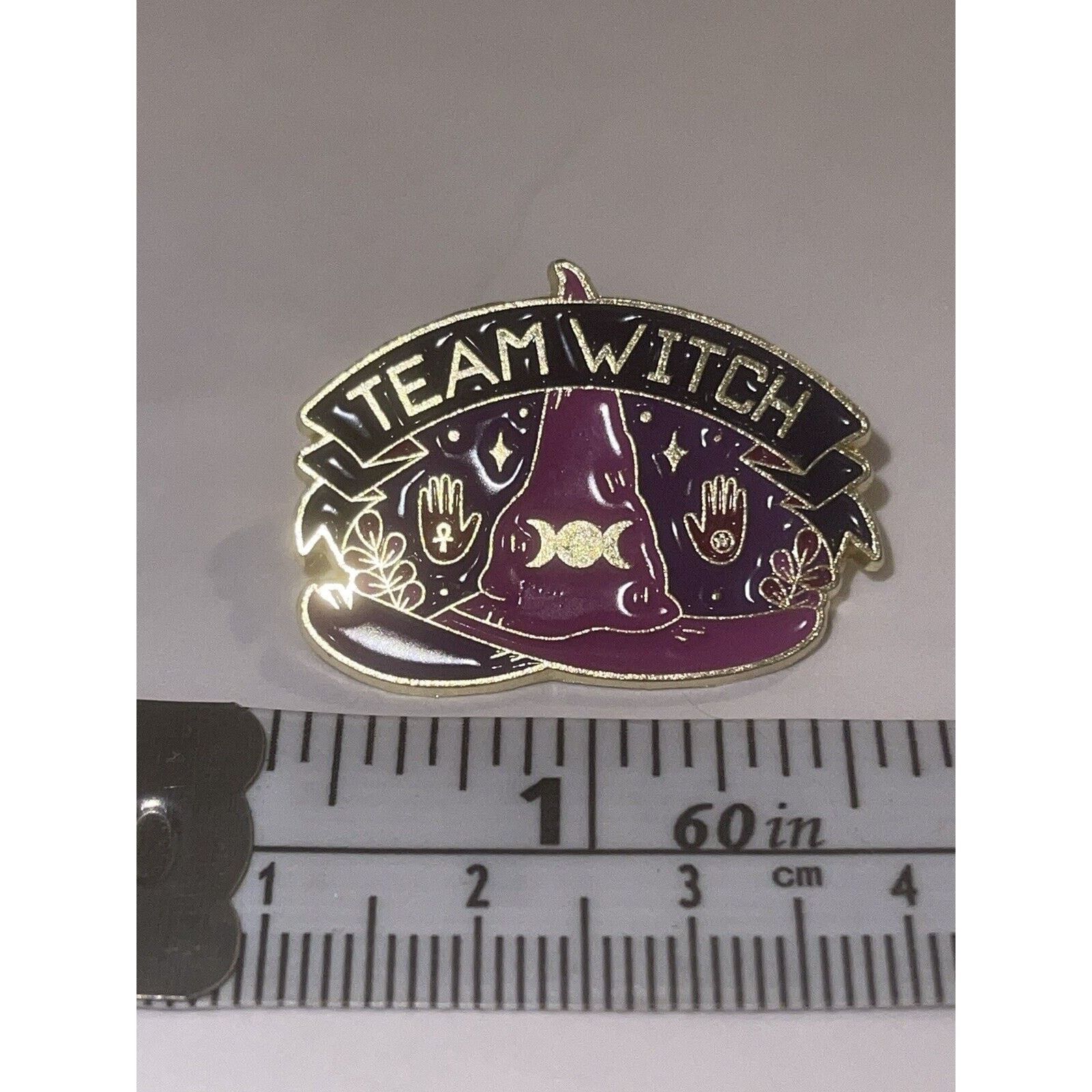 Other Team Witch Moon Phase Mystical Pin Brooch Size ONE SIZE - 1 Preview