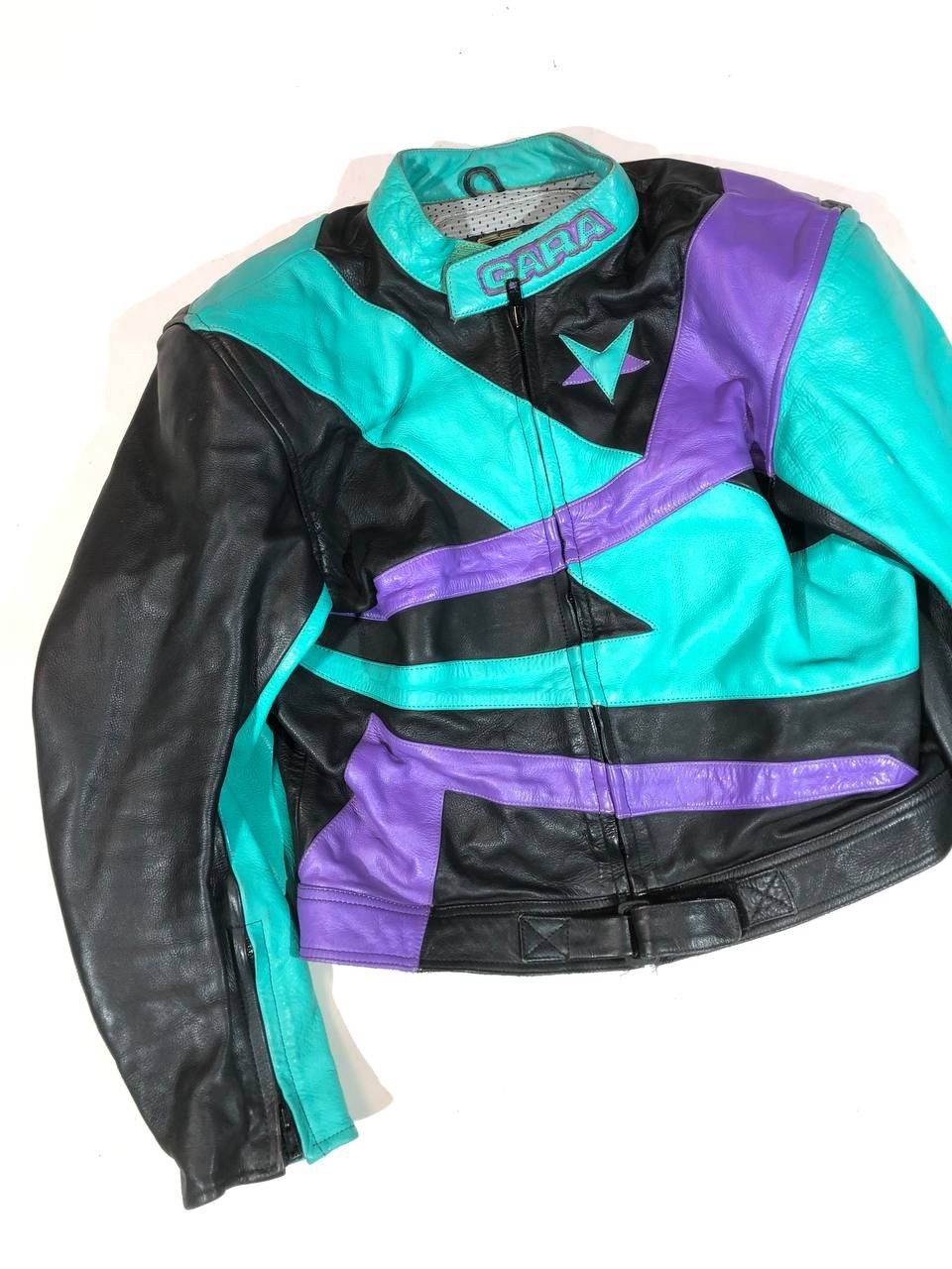 Other Cara Sugo Leather Moto Racing Jacket Vintage Size US M / EU 48-50 / 2 - 5 Thumbnail