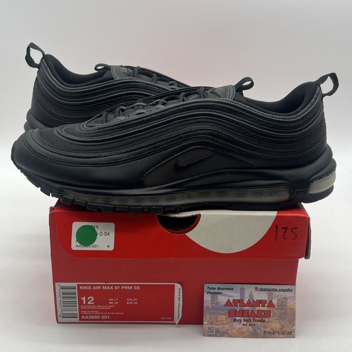 Nike Air max 97 reflective Size US 12 / EU 45 - 1 Thumbnail